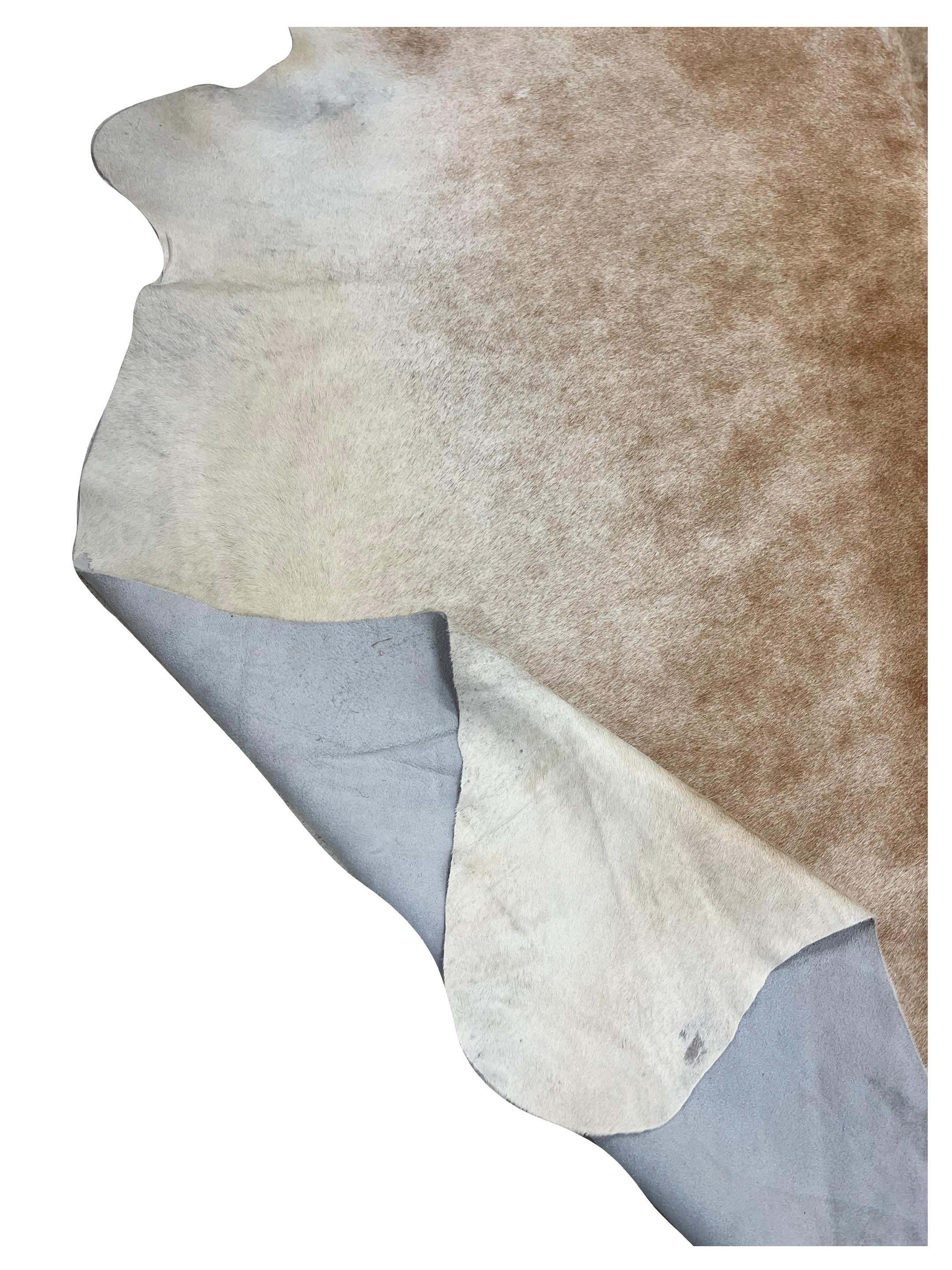 Brazil Cowhide 7x8 Ivory / Camel - Image 4 of 4