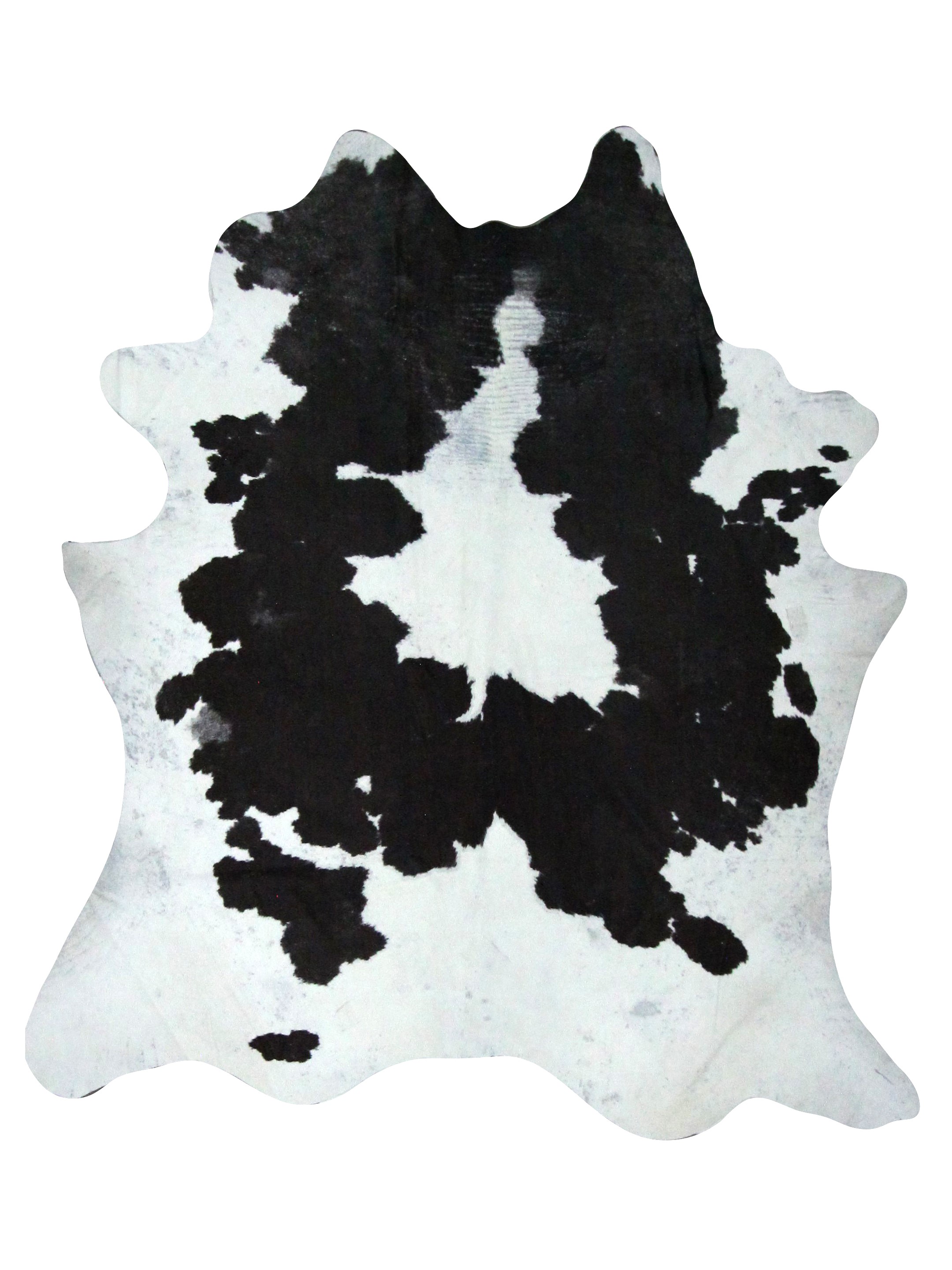 Brazil Cowhide 7x8 Ivory / Black