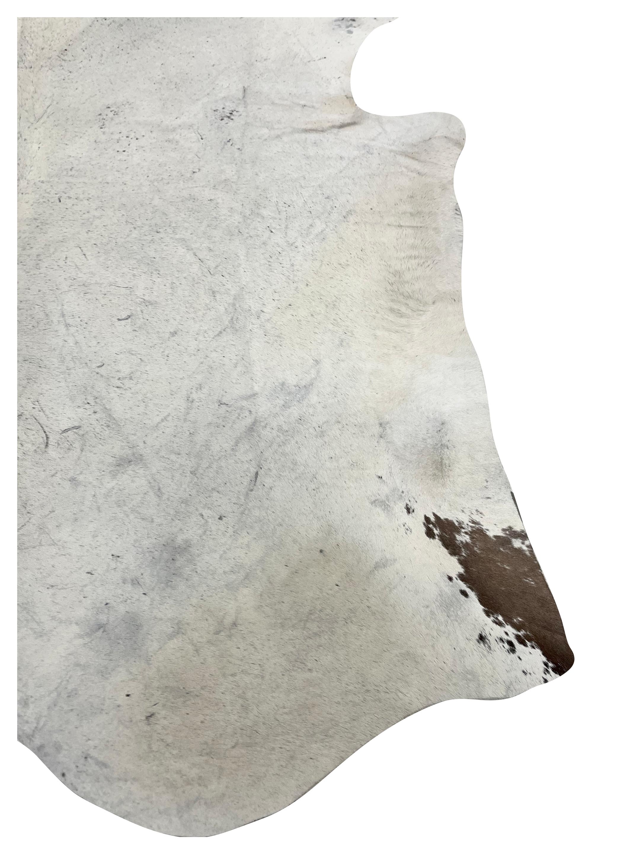 Brazil Cowhide 7x8 Ivory / Brown - Image 2 of 4