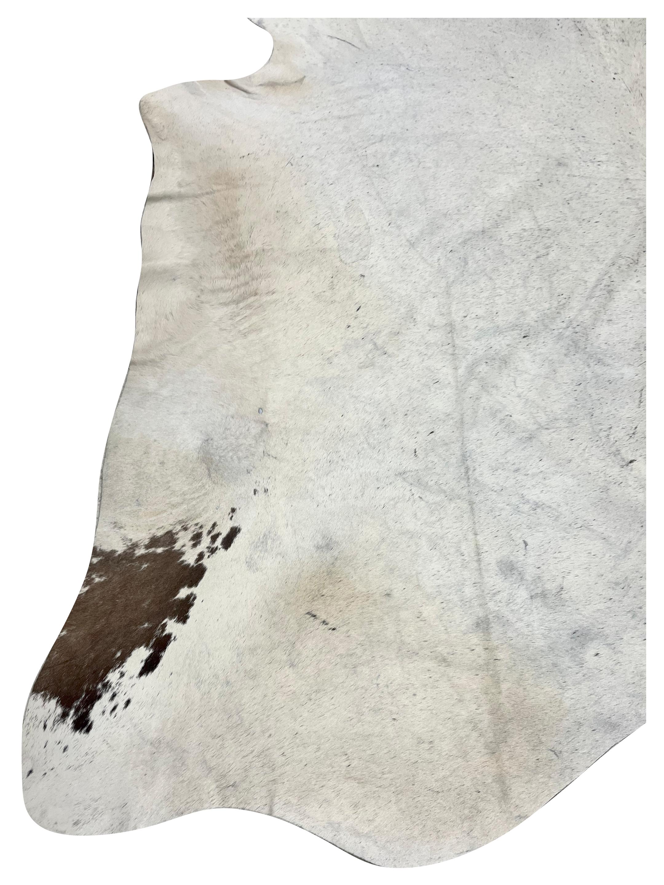 Brazil Cowhide 7x8 Ivory / Brown - Image 3 of 4