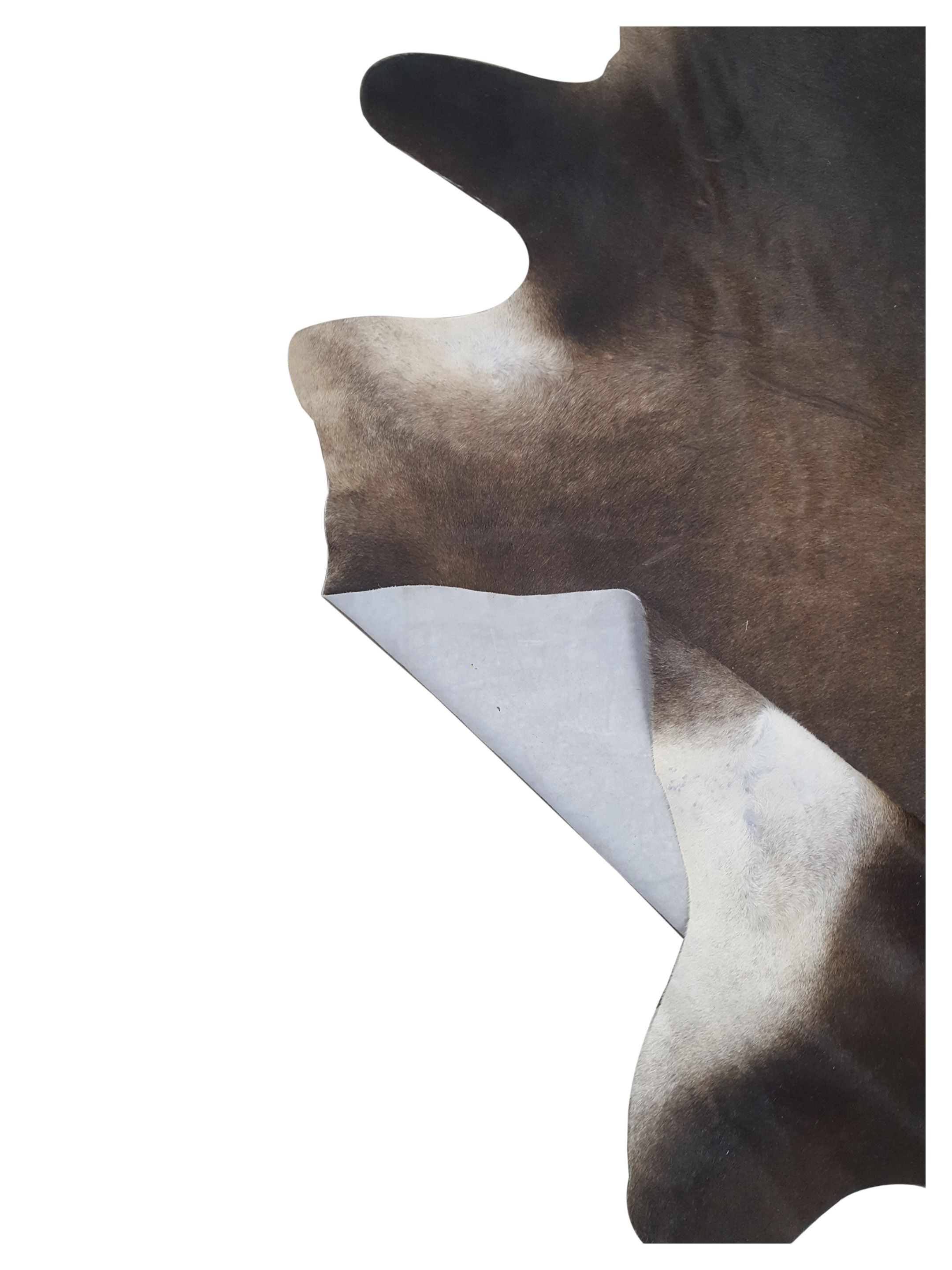 Brazil Cowhide 7x8 Mocha / Ivory - Image 4 of 4