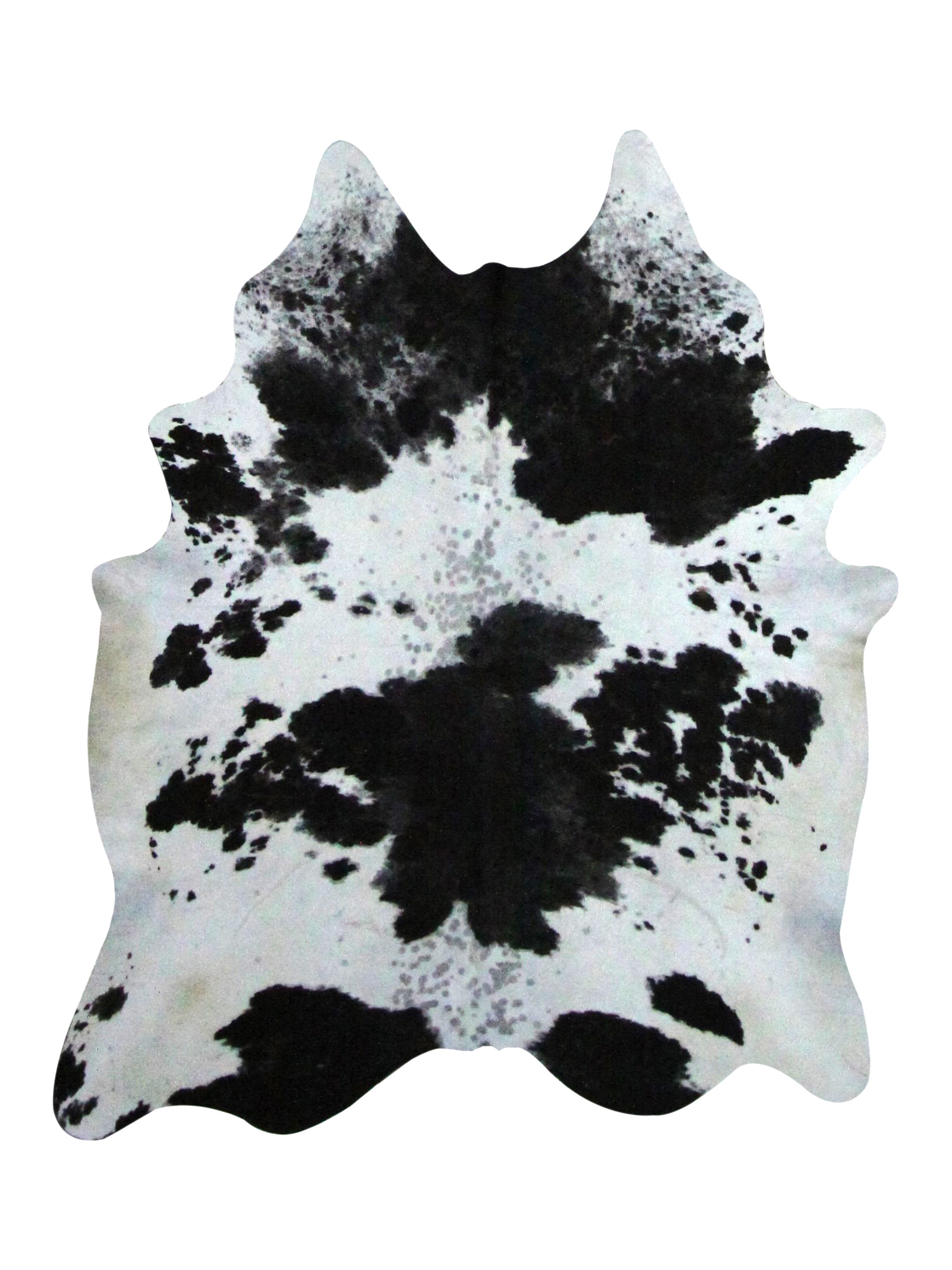 Brazil Cowhide 6x8 Espresso / Ivory