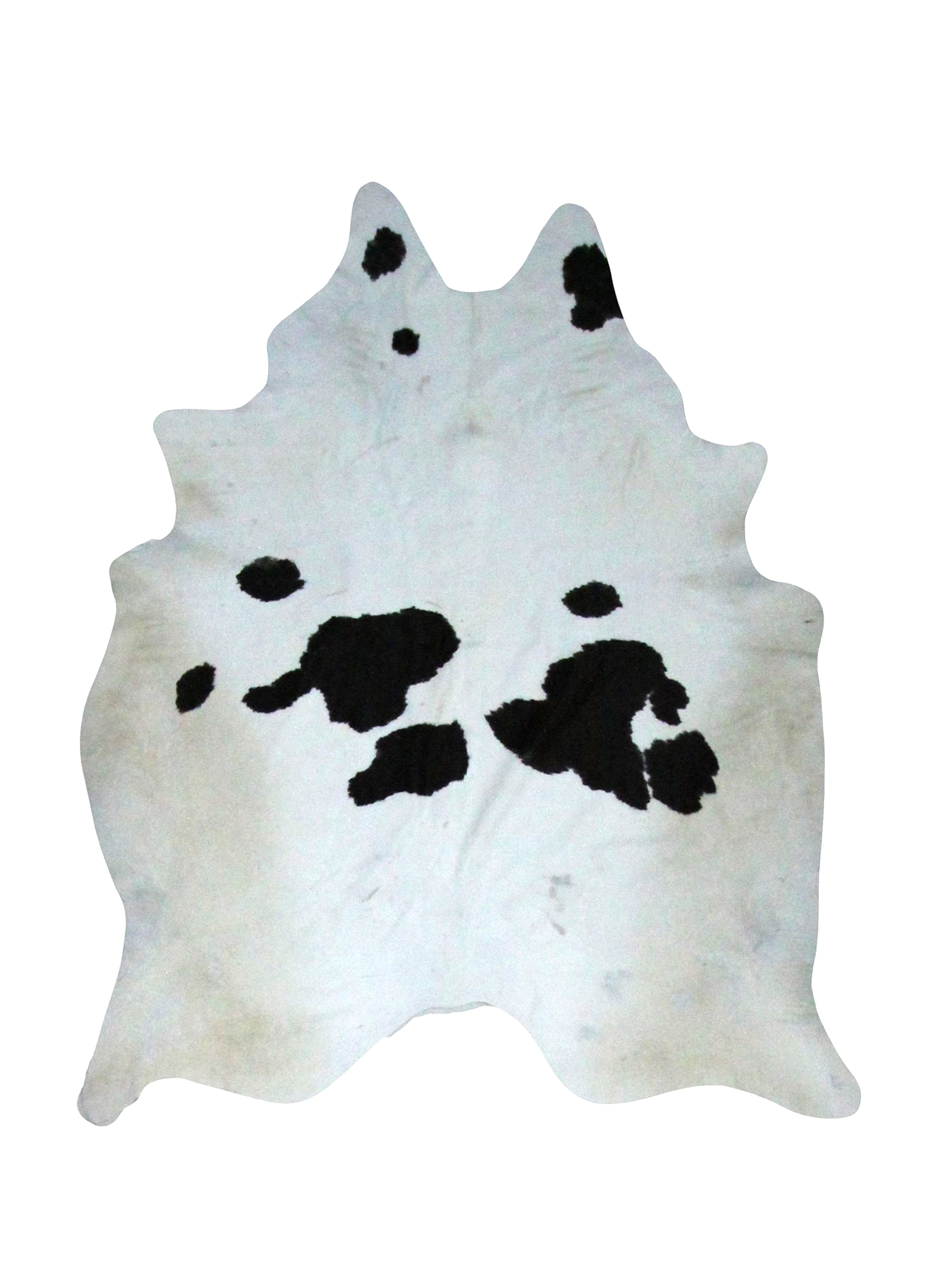 Brazil Cowhide 7x9 Ivory / Espresso