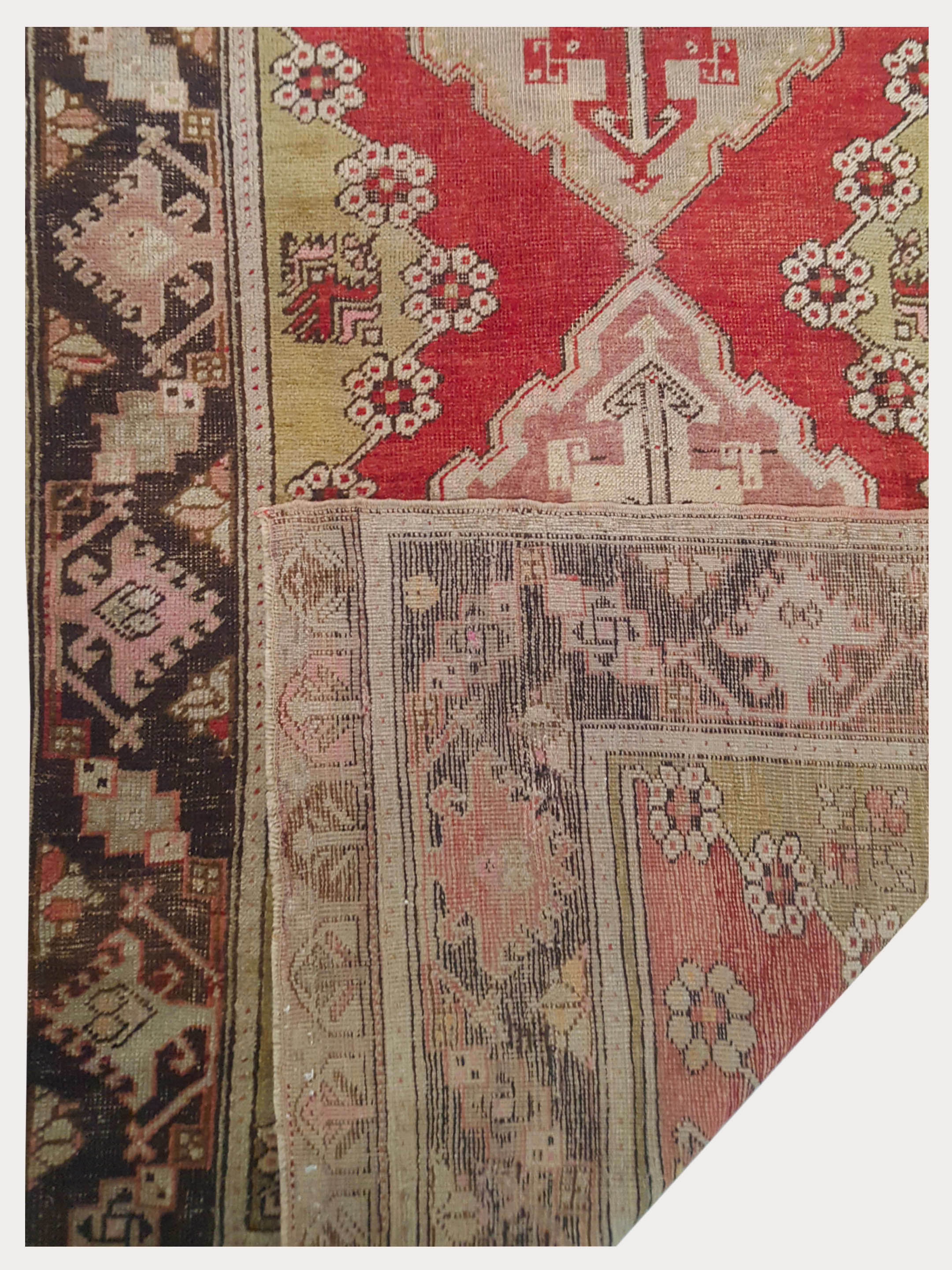 Anatolia Hand Knotted Red 3x12 - Image 4 of 4