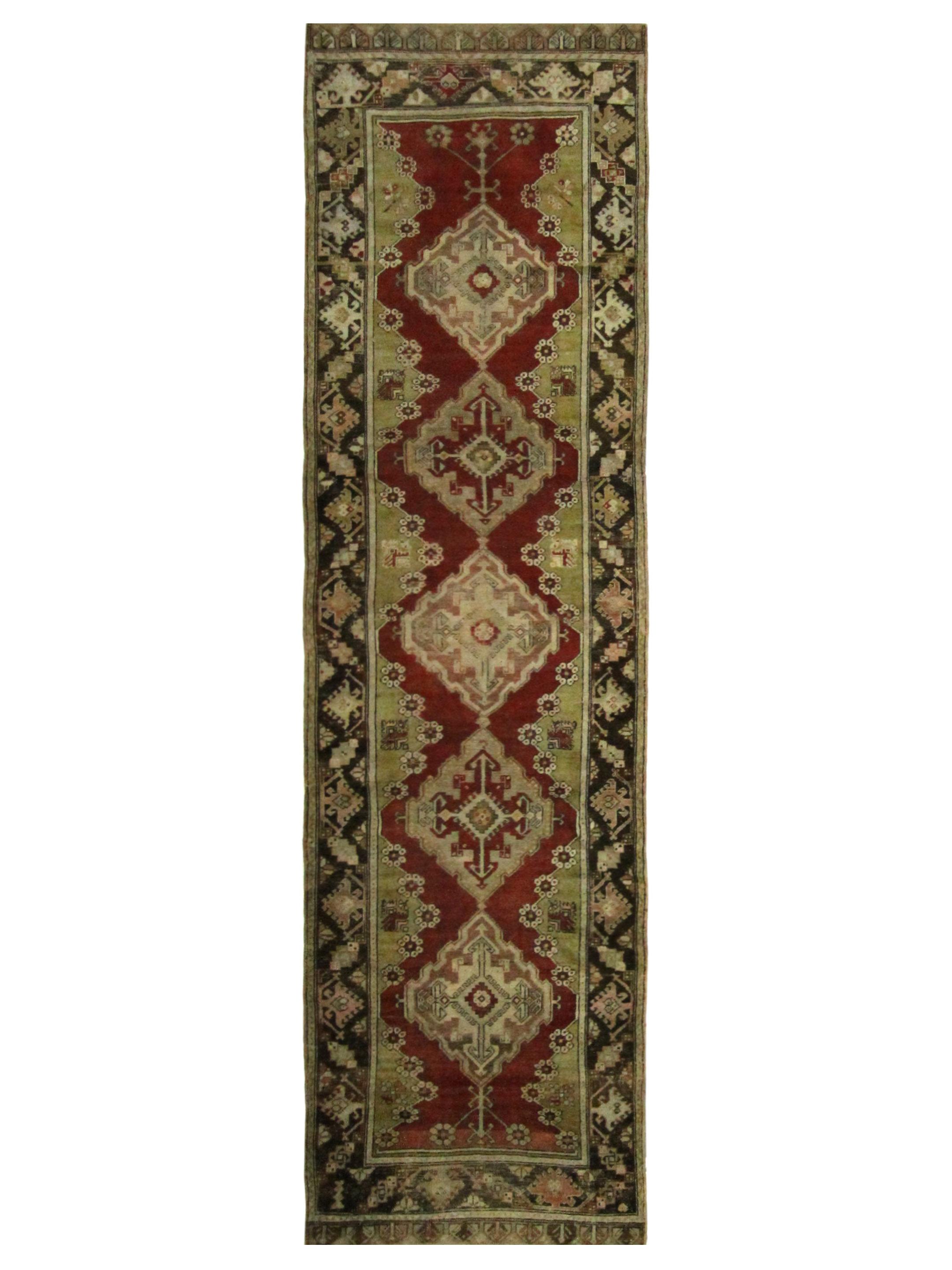 Anatolia Hand Knotted Red 3x12