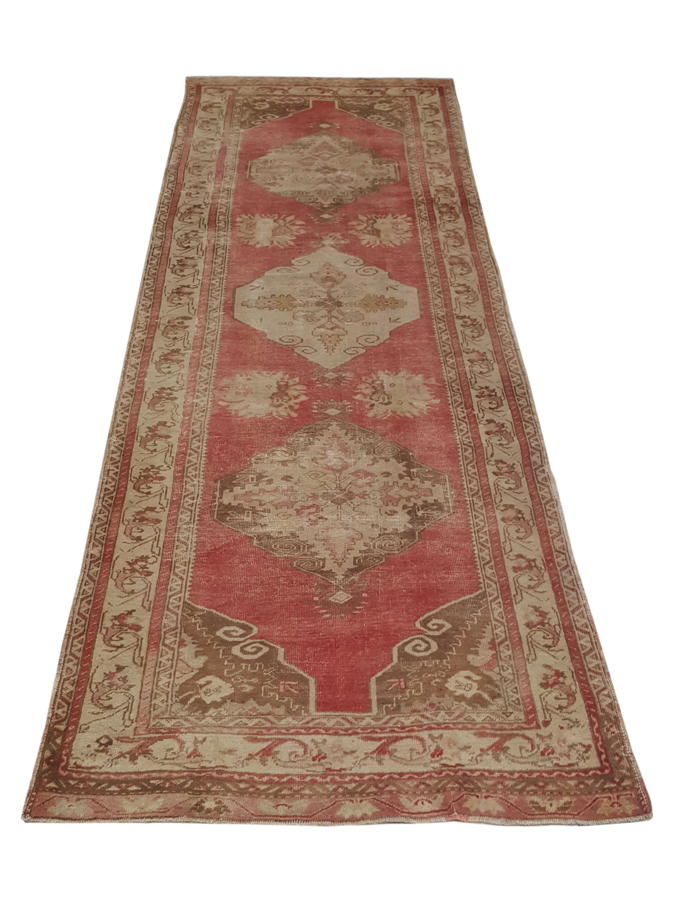 Anatolia Hand Knotted Orange 4x11 - Image 3 of 7