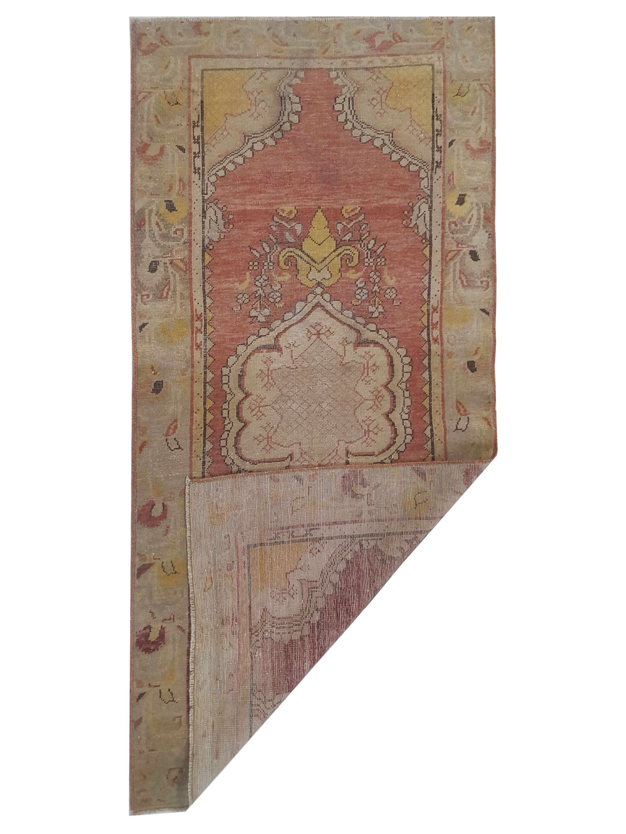 Anatolia Hand Knotted Orange 3x6 - Image 4 of 4
