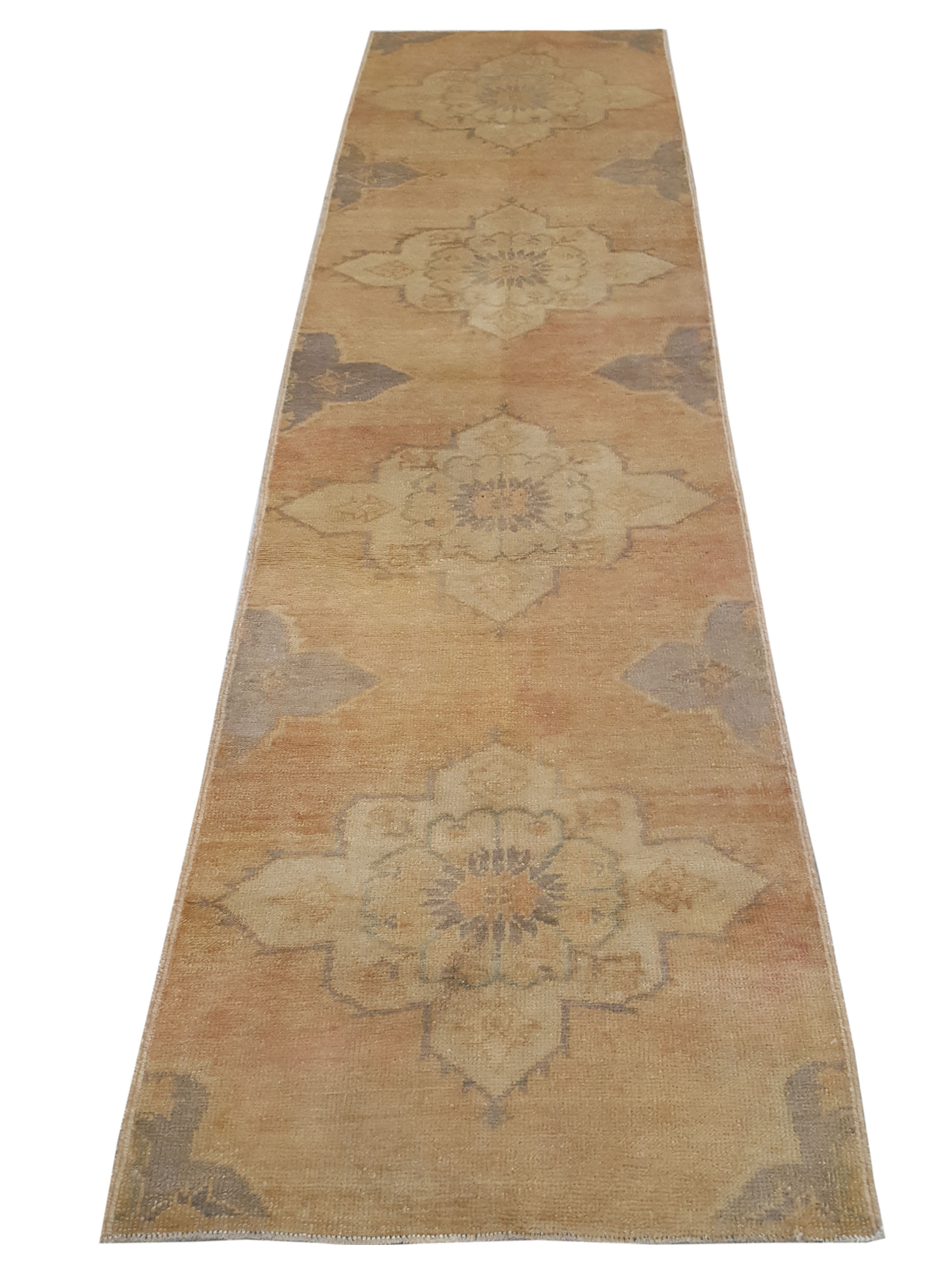 Anatolia Hand Knotted Orange 3x10 - Image 3 of 7