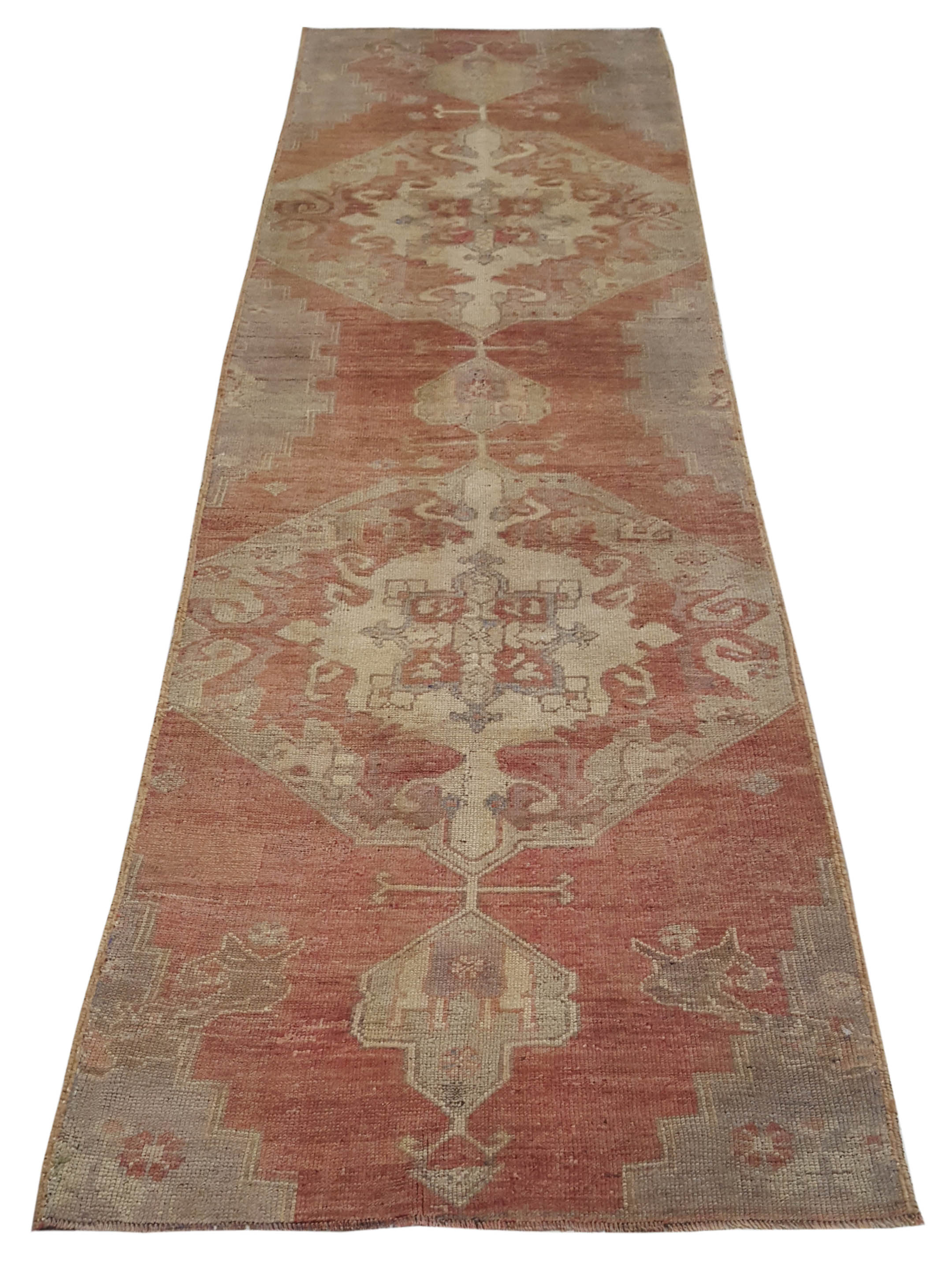 Anatolia Hand Knotted Orange 3x11 - Image 3 of 7