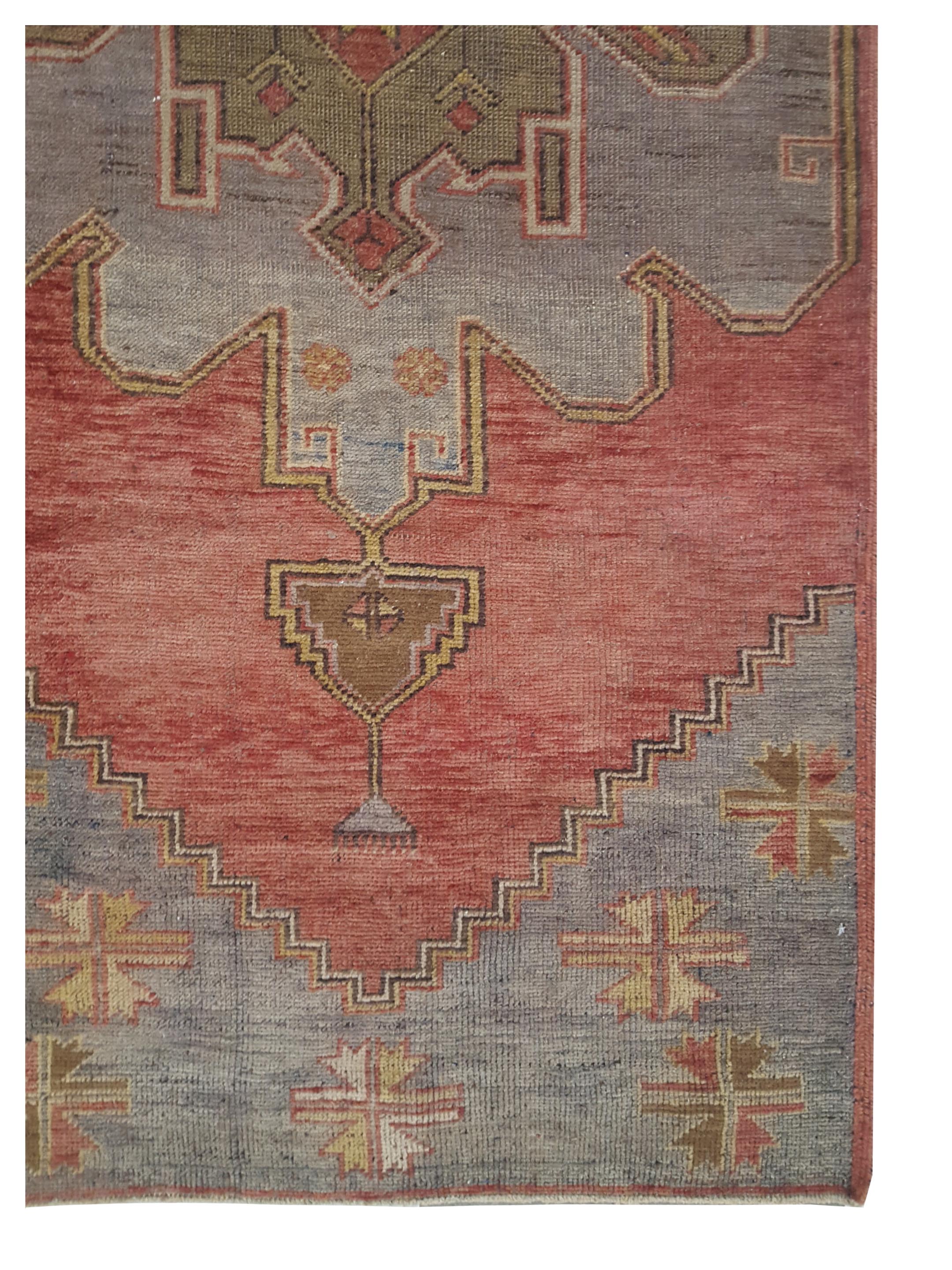 Anatolia Hand Knotted Rust 3x11 - Image 2 of 4