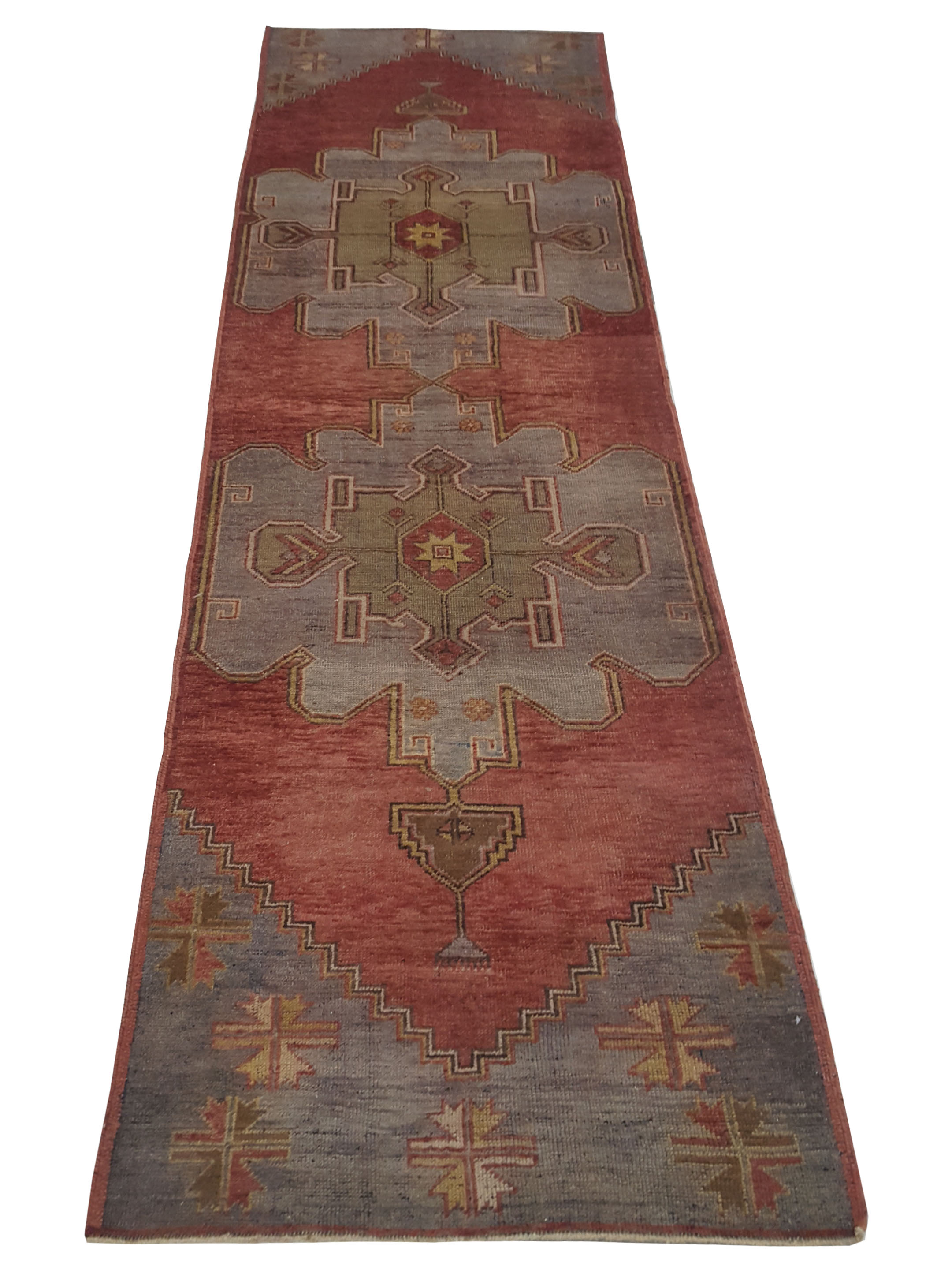 Anatolia Hand Knotted Rust 3x11 - Image 3 of 4