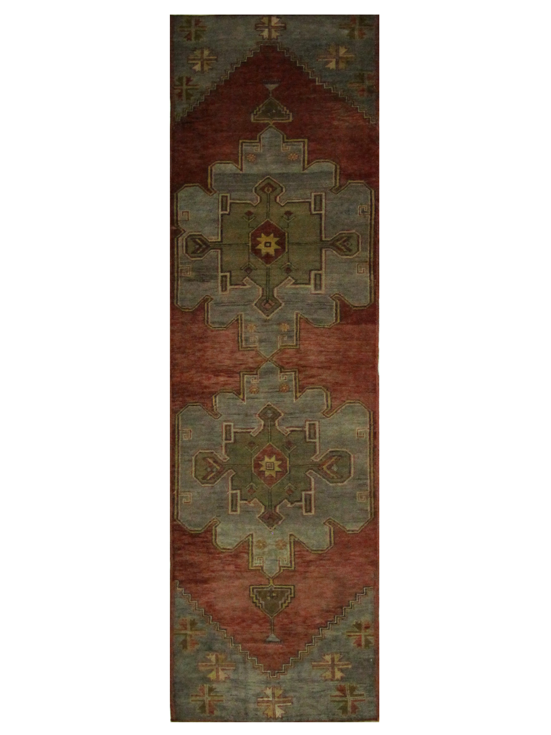 Anatolia Hand Knotted Rust 3x11