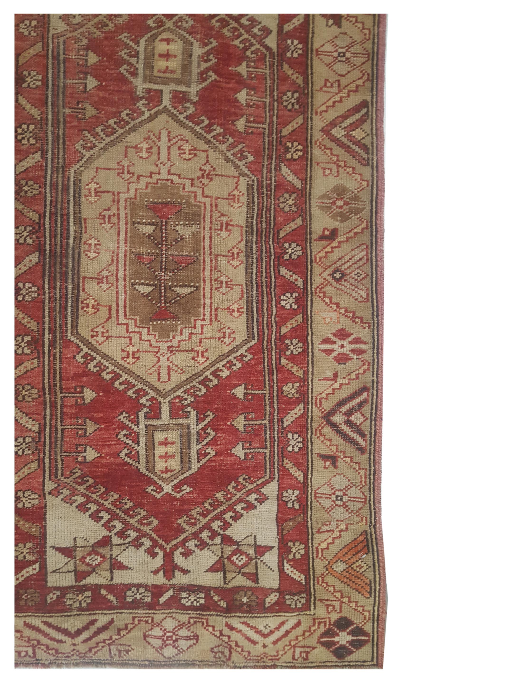 Anatolia Hand Knotted Red 3x5 - Image 3 of 4
