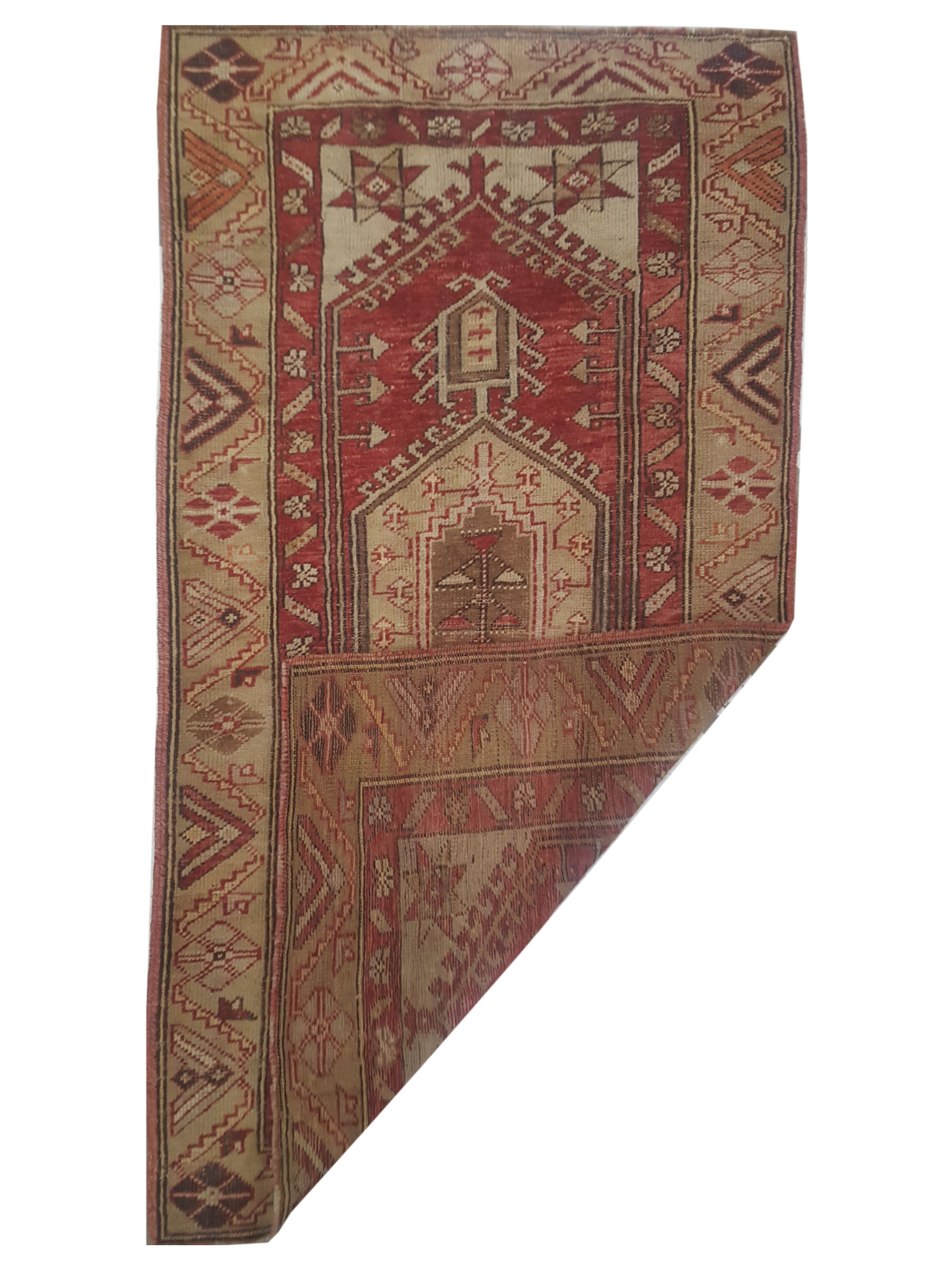 Anatolia Hand Knotted Red 3x5 - Image 4 of 4