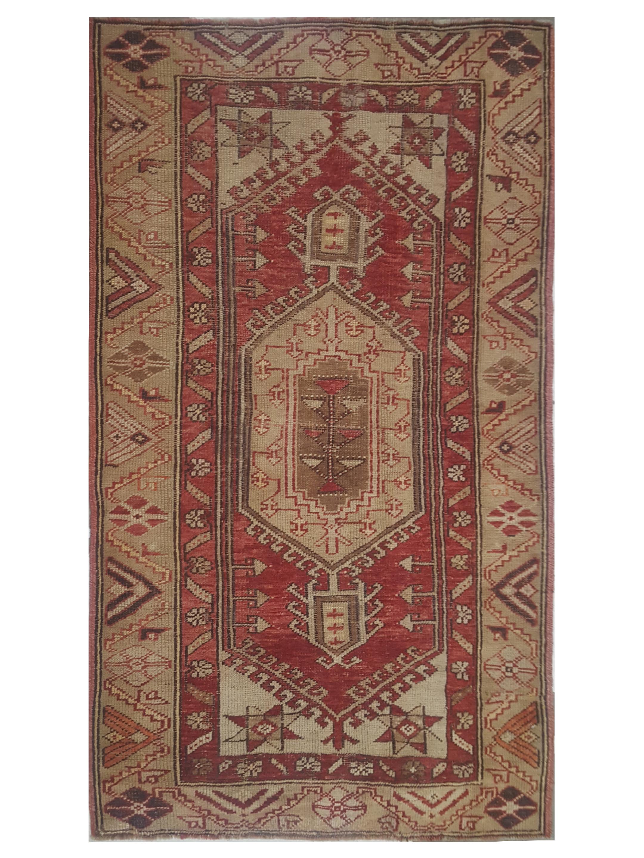 Anatolia Hand Knotted Red 3x5