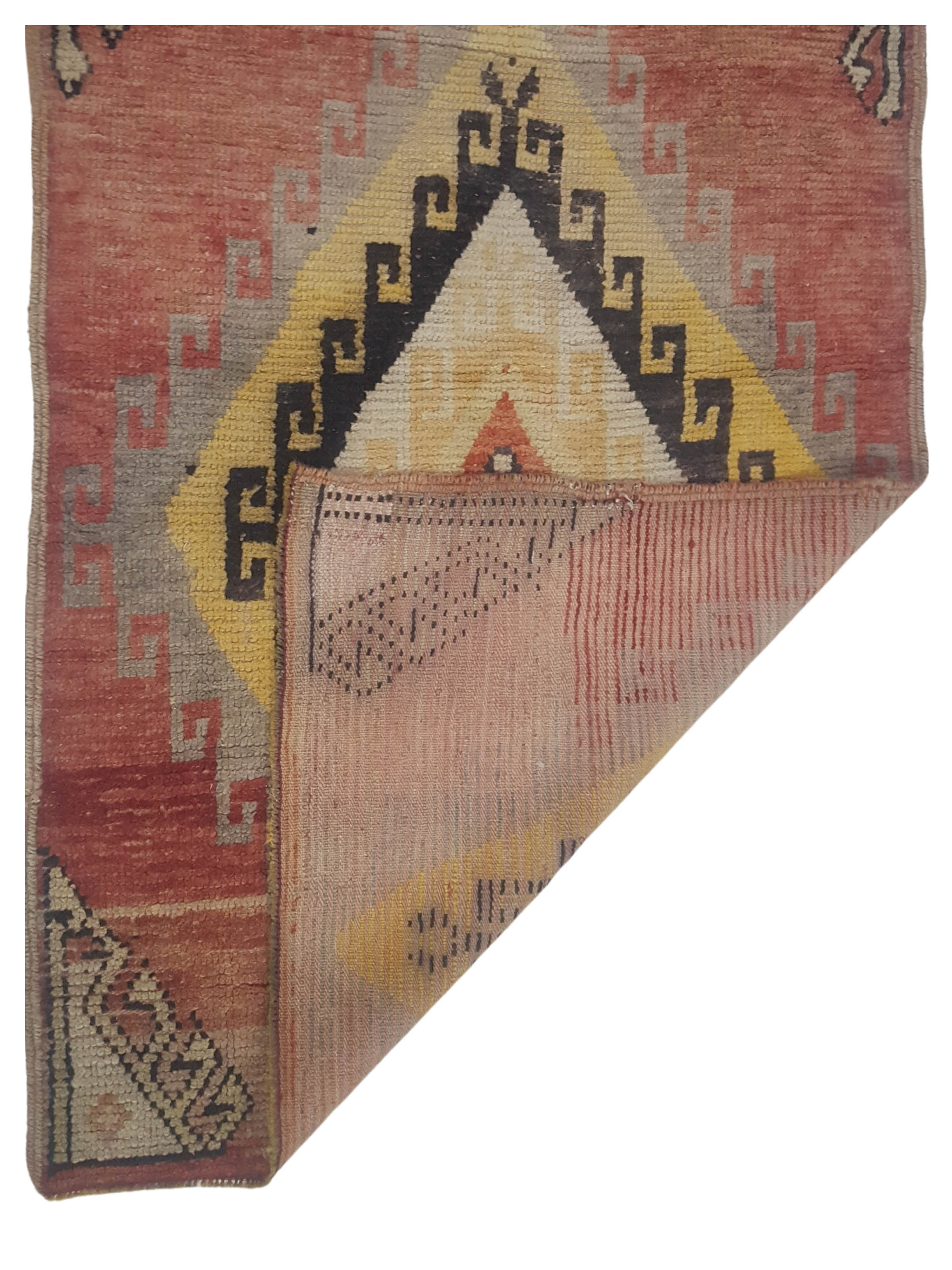 Anatolia Hand Knotted Orange 3x8 - Image 4 of 4