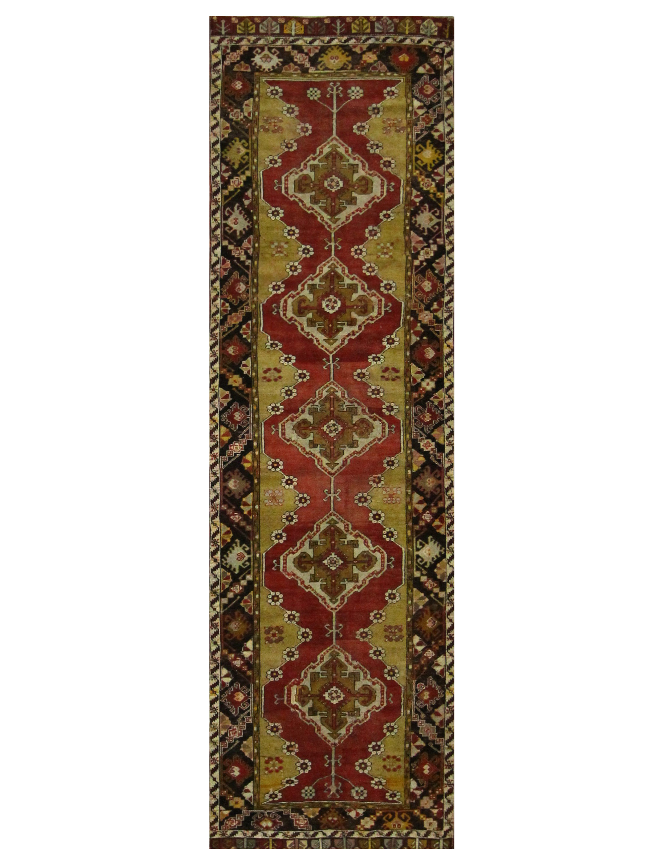 Anatolia Hand Knotted Red 4x13