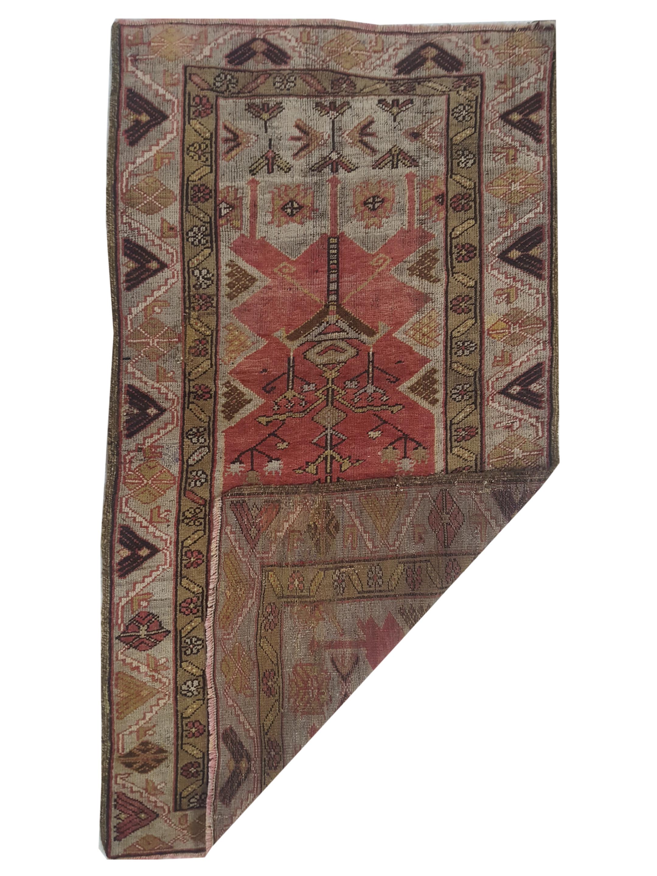 Anatolia Hand Knotted Rust 3x5 - Image 4 of 4