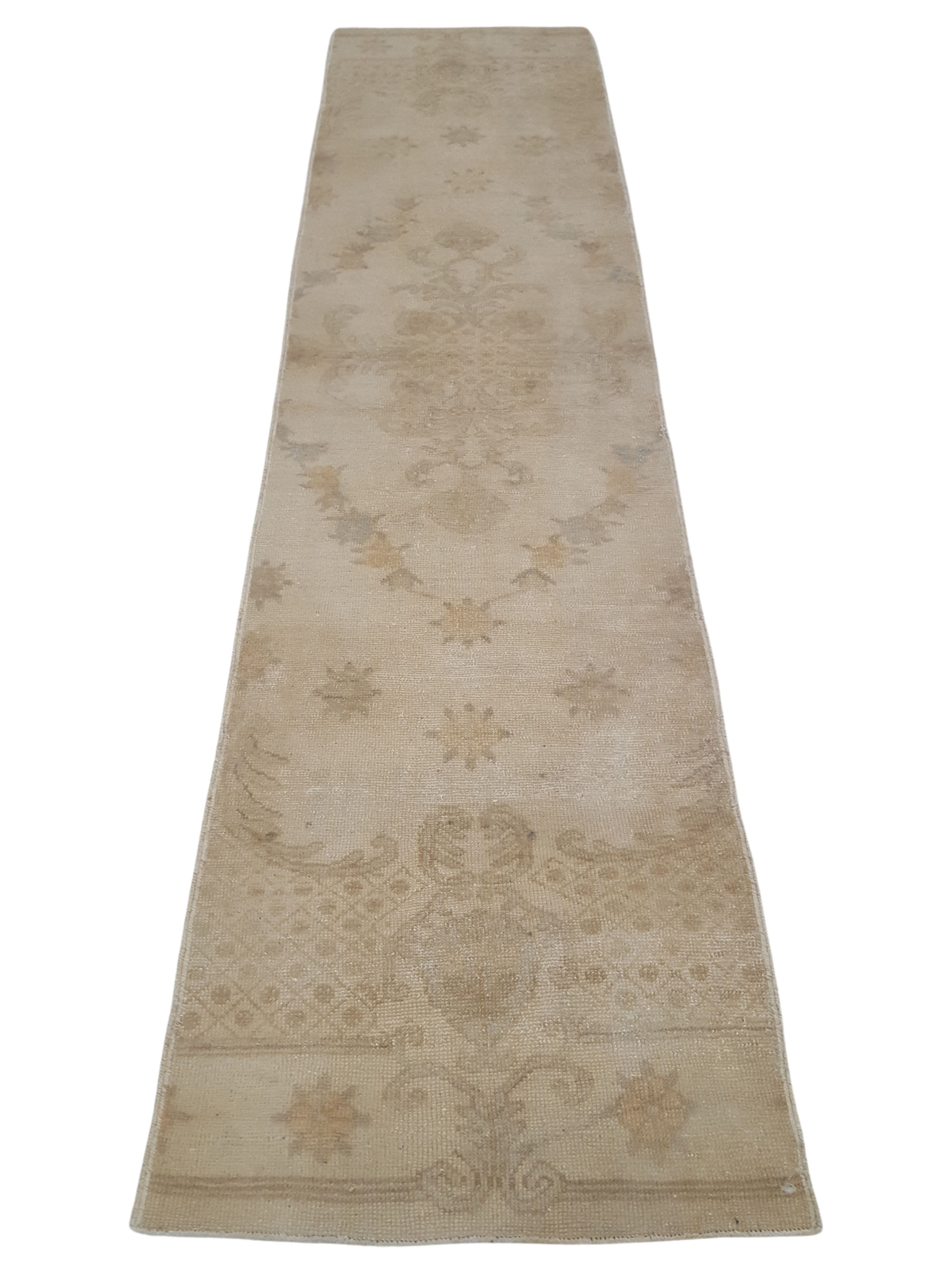 Anatolia Hand Knotted Beige 3x11 - Image 3 of 4