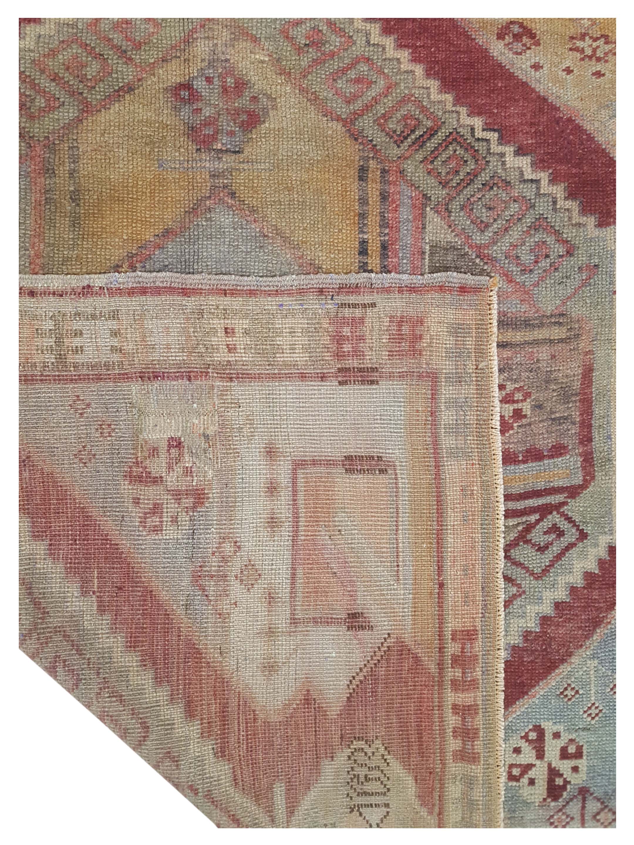Anatolia Hand Knotted Orange 4x12 - Image 4 of 4
