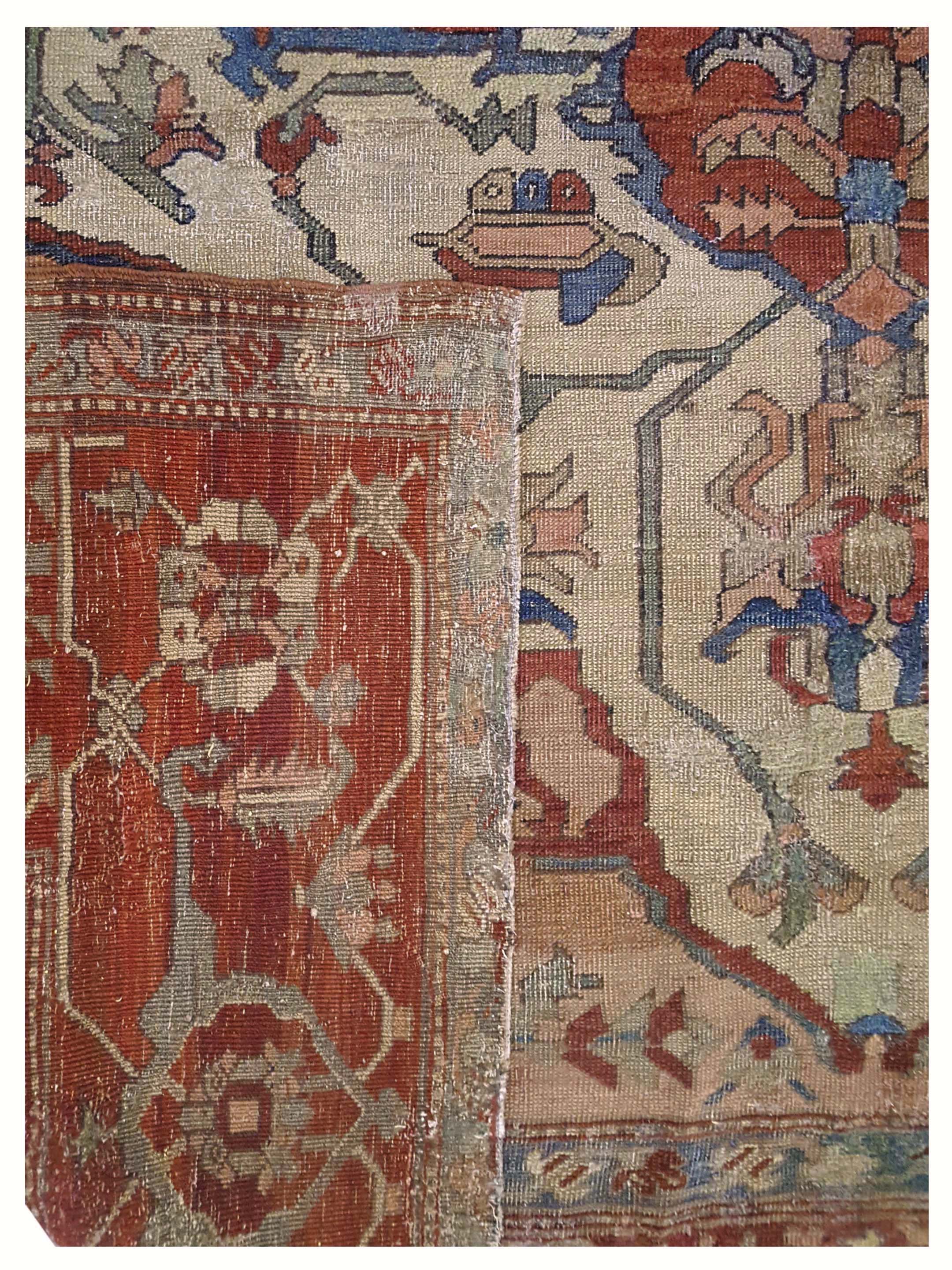 Antique Serapi Gold 9x13 - Image 3 of 3