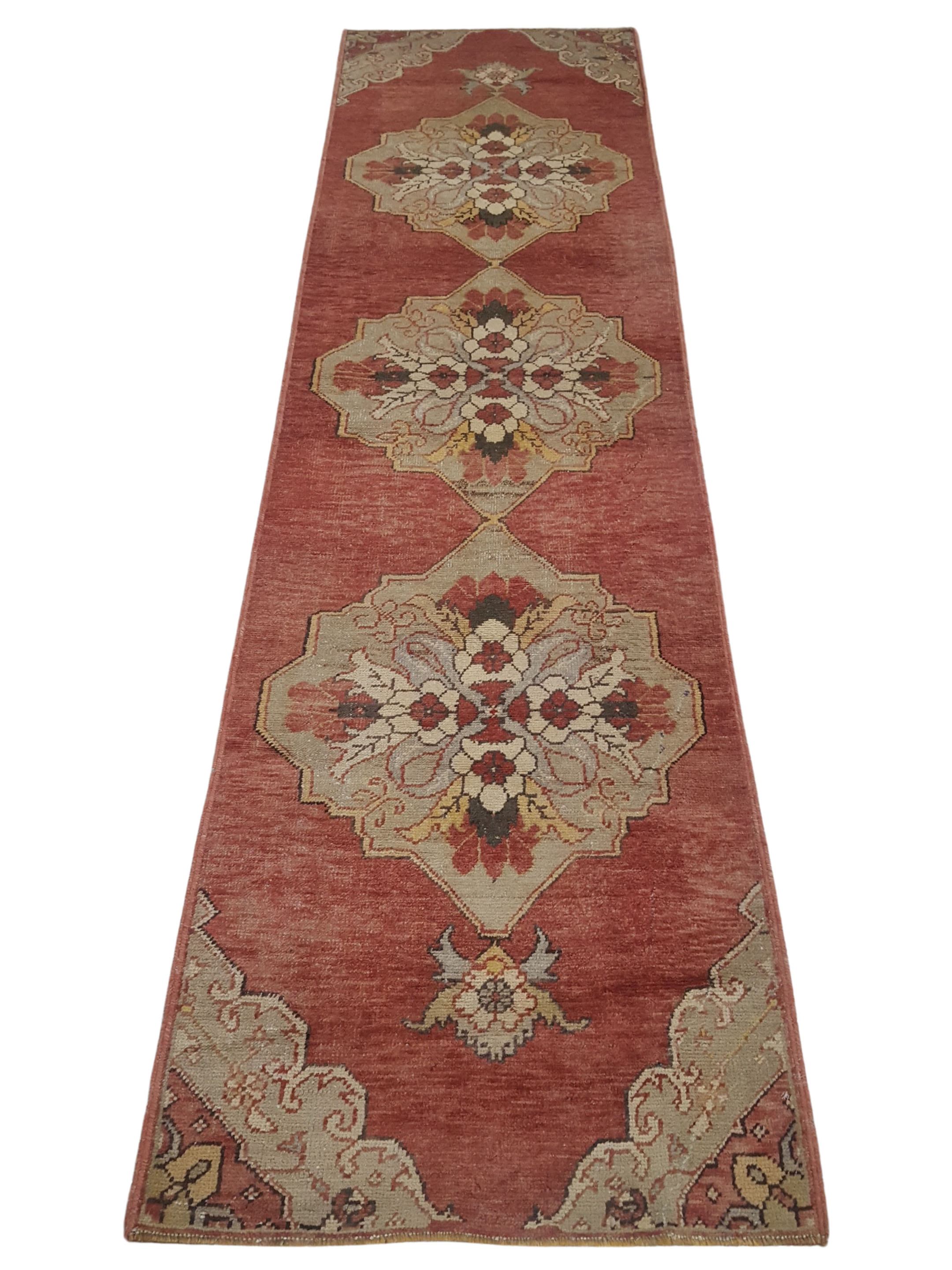 Anatolia Hand Knotted Orange 3x10 - Image 3 of 4