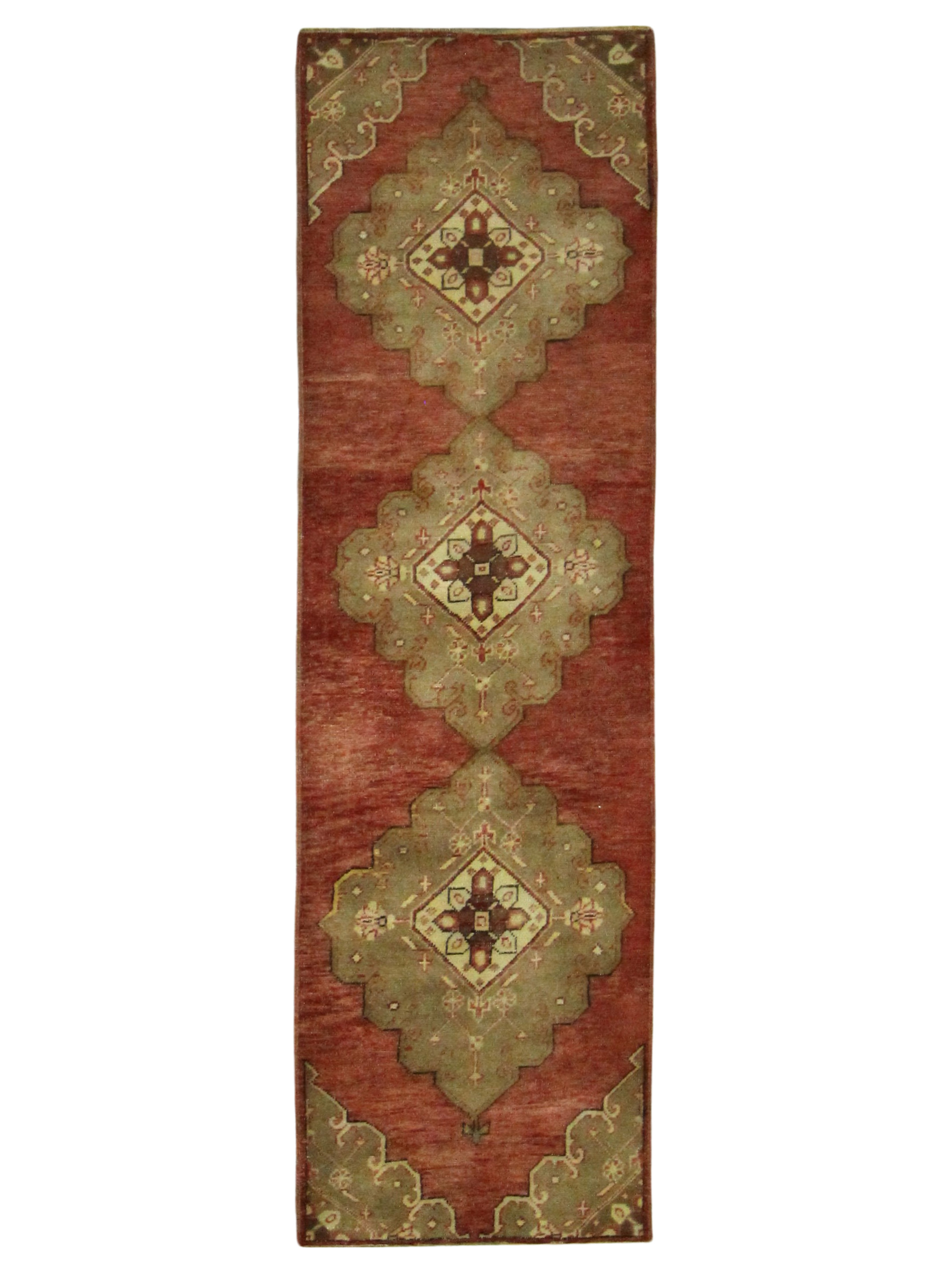 Anatolia Hand Knotted Orange 3x9