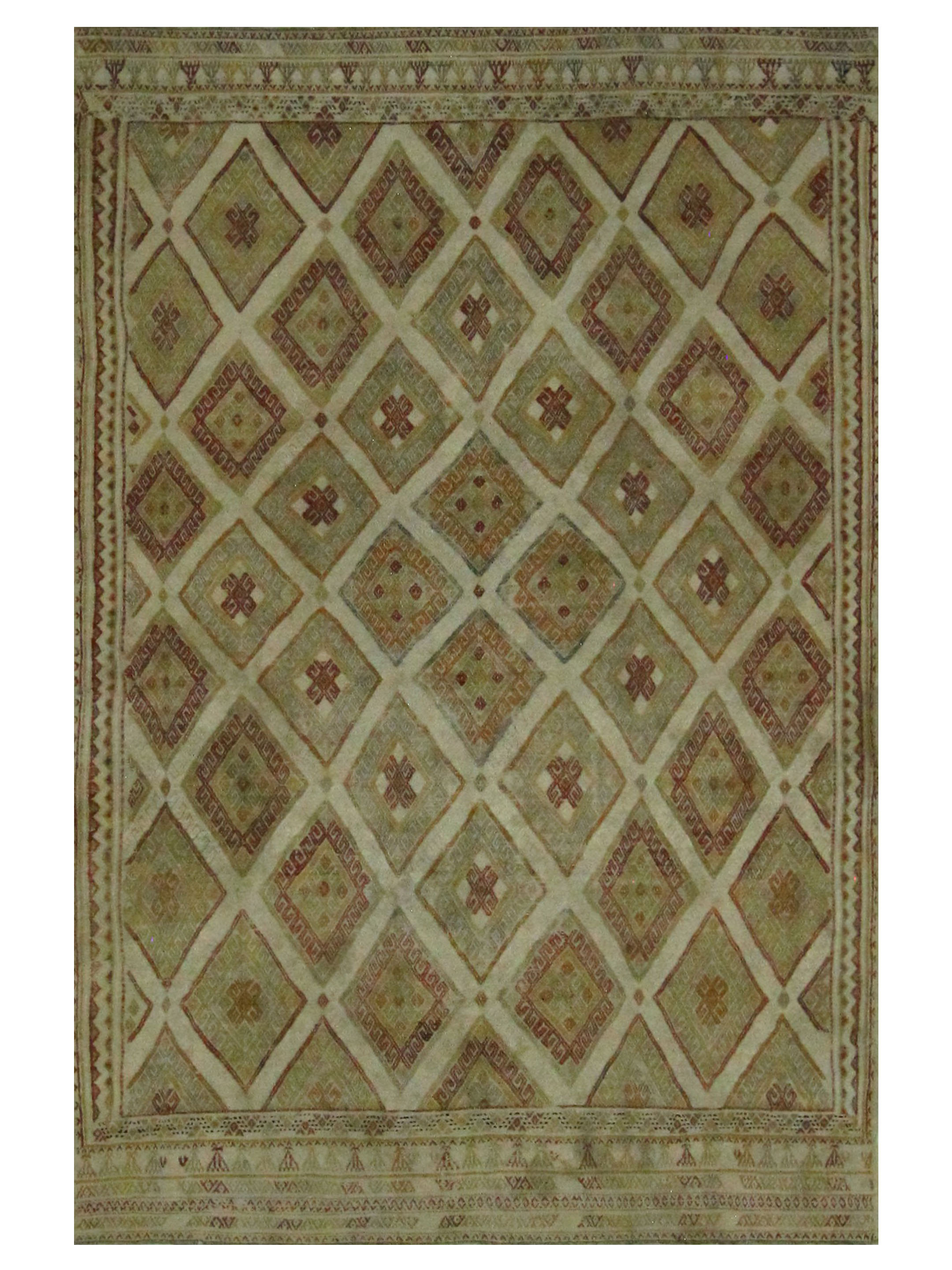 Gigim Flatweave Beige 5x7