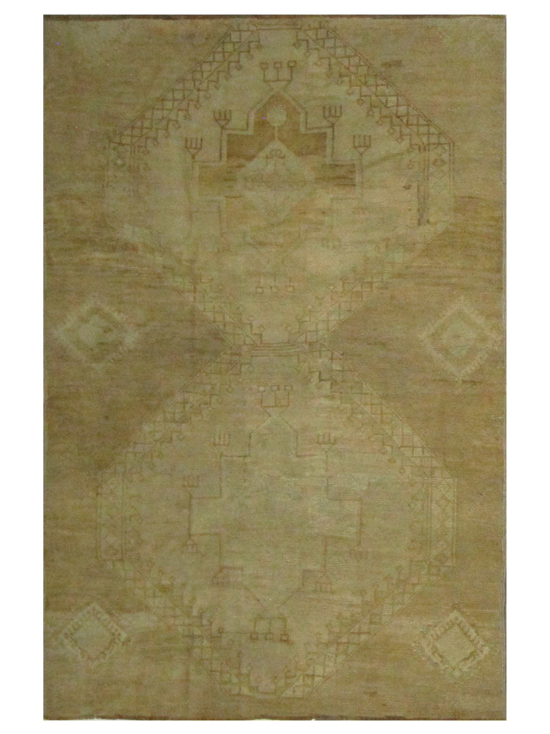 Kars Hand Knotted Camel 4x7