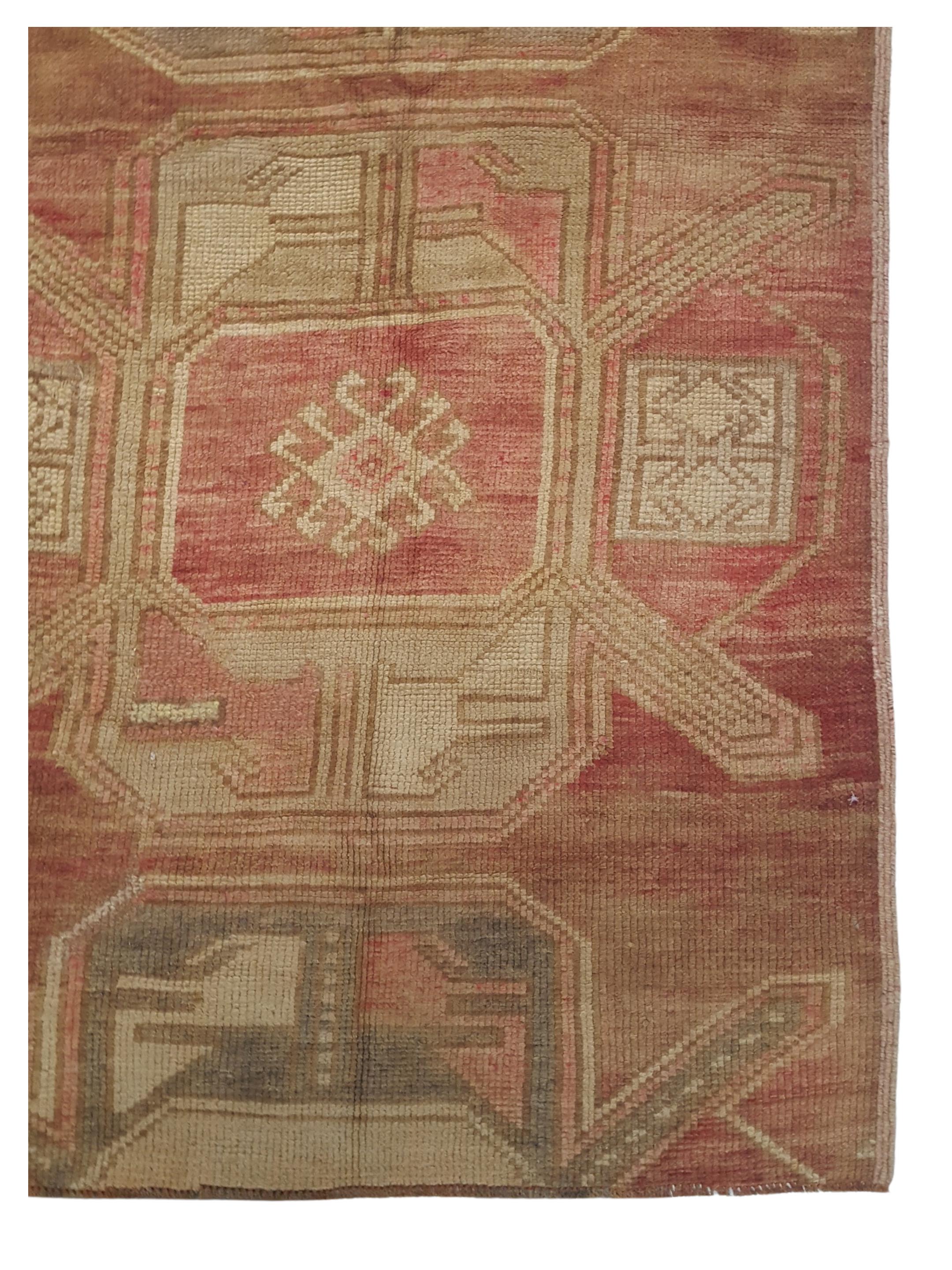 Kars Hand Knotted Orange 4x7 - Image 2 of 7