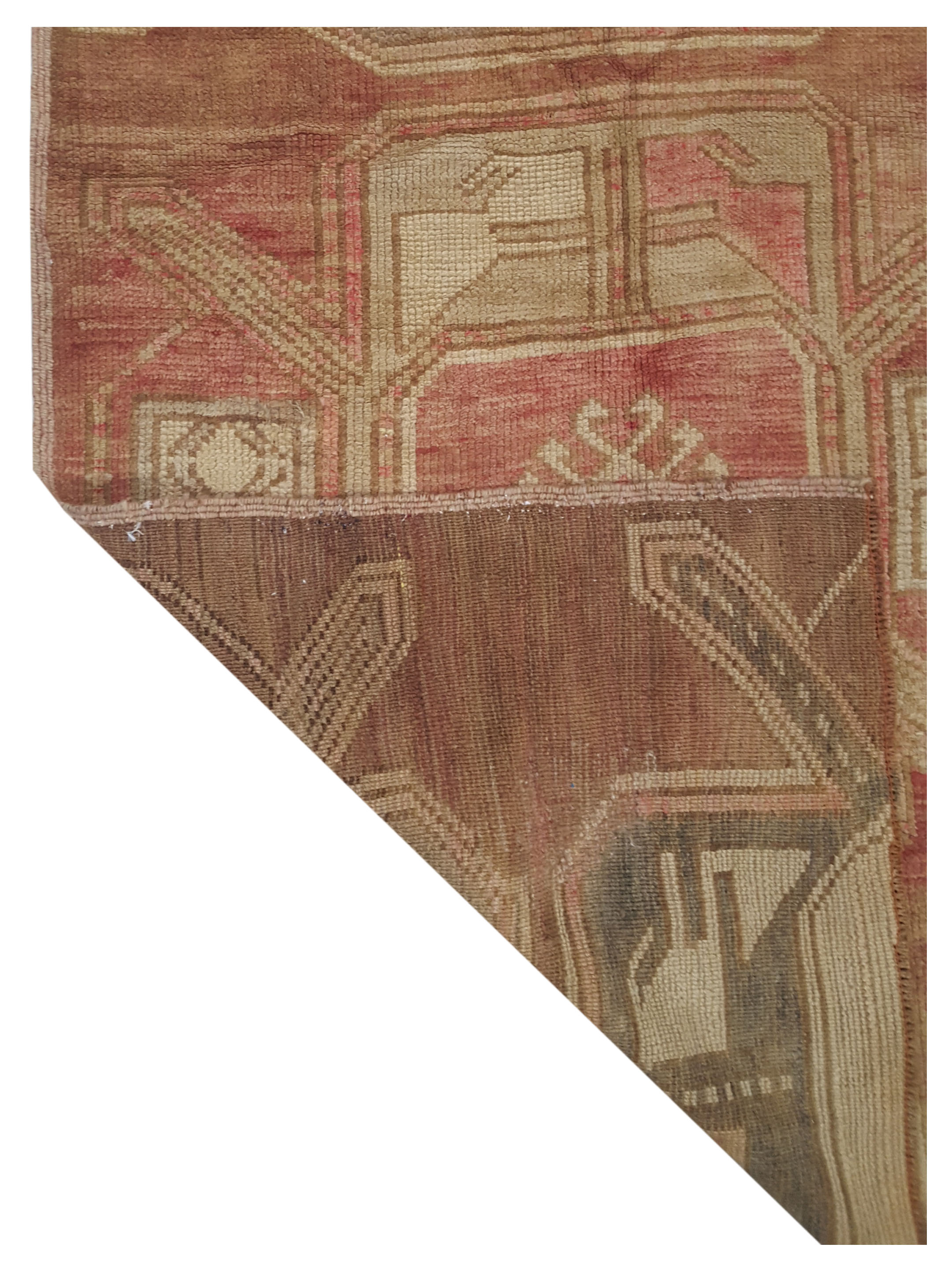 Kars Hand Knotted Orange 4x7 - Image 4 of 7