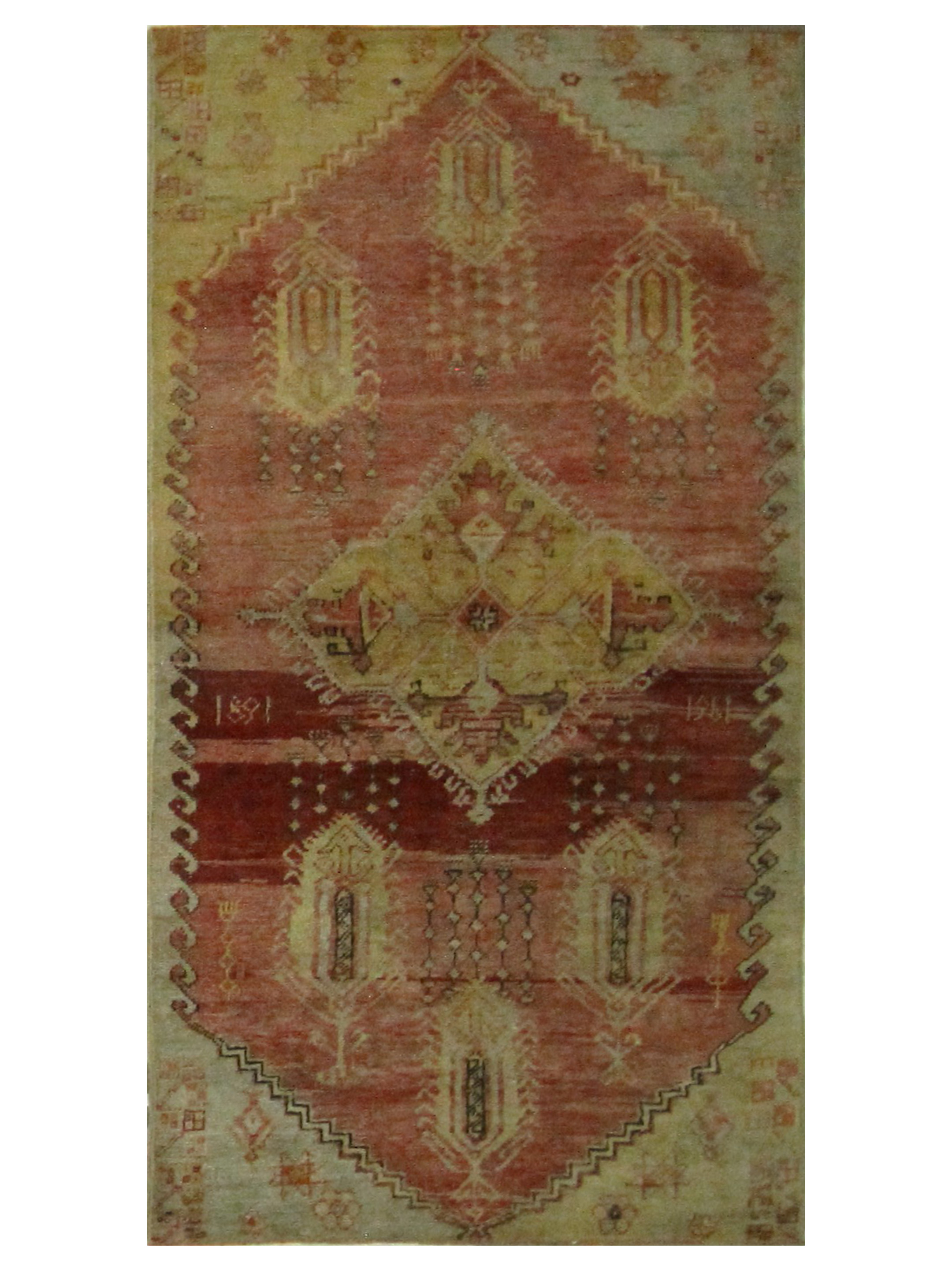 Anatolia Hand Knotted Orange 3x7