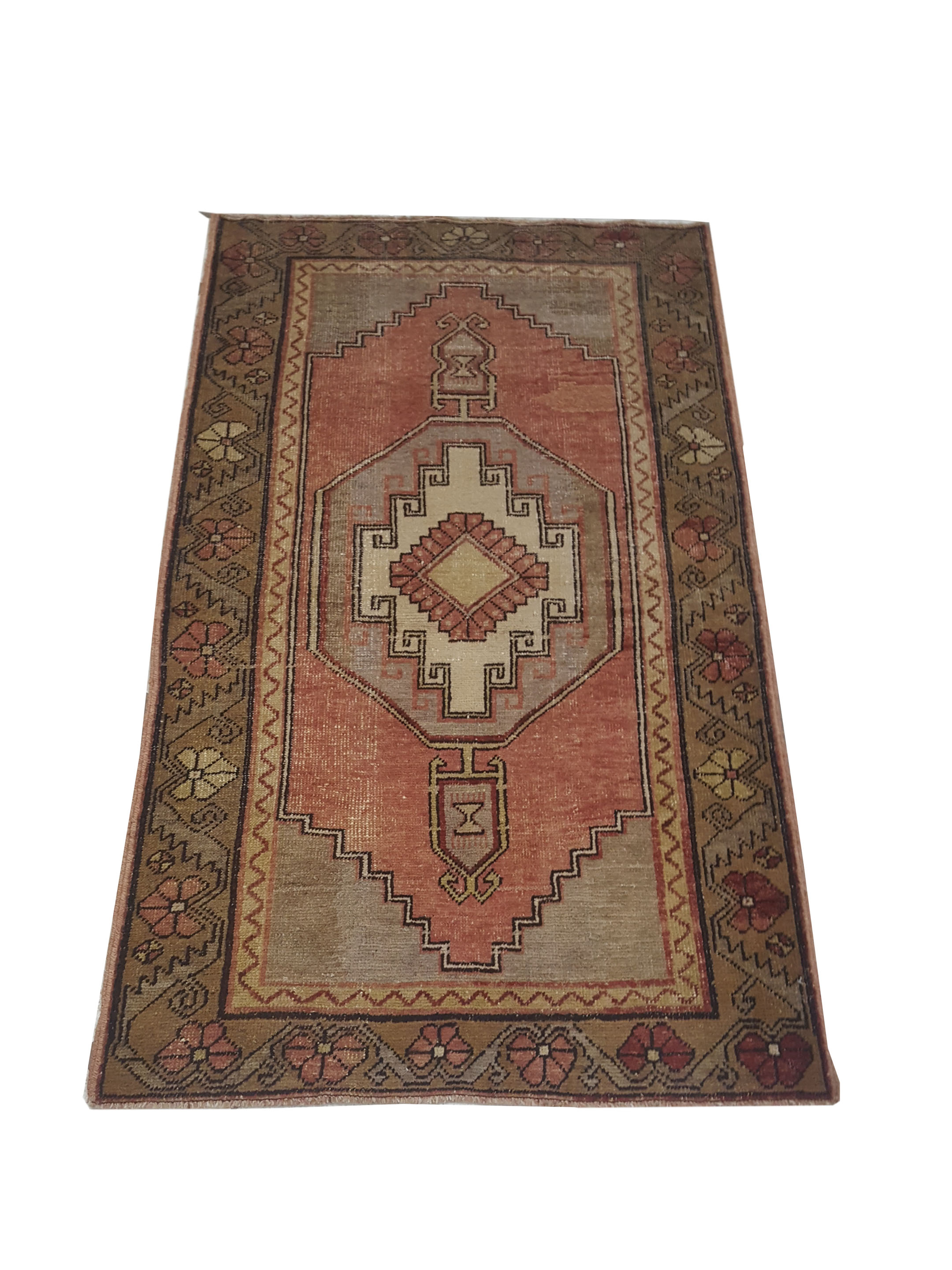 Anatolia Hand Knotted Orange 3x5 - Image 2 of 4