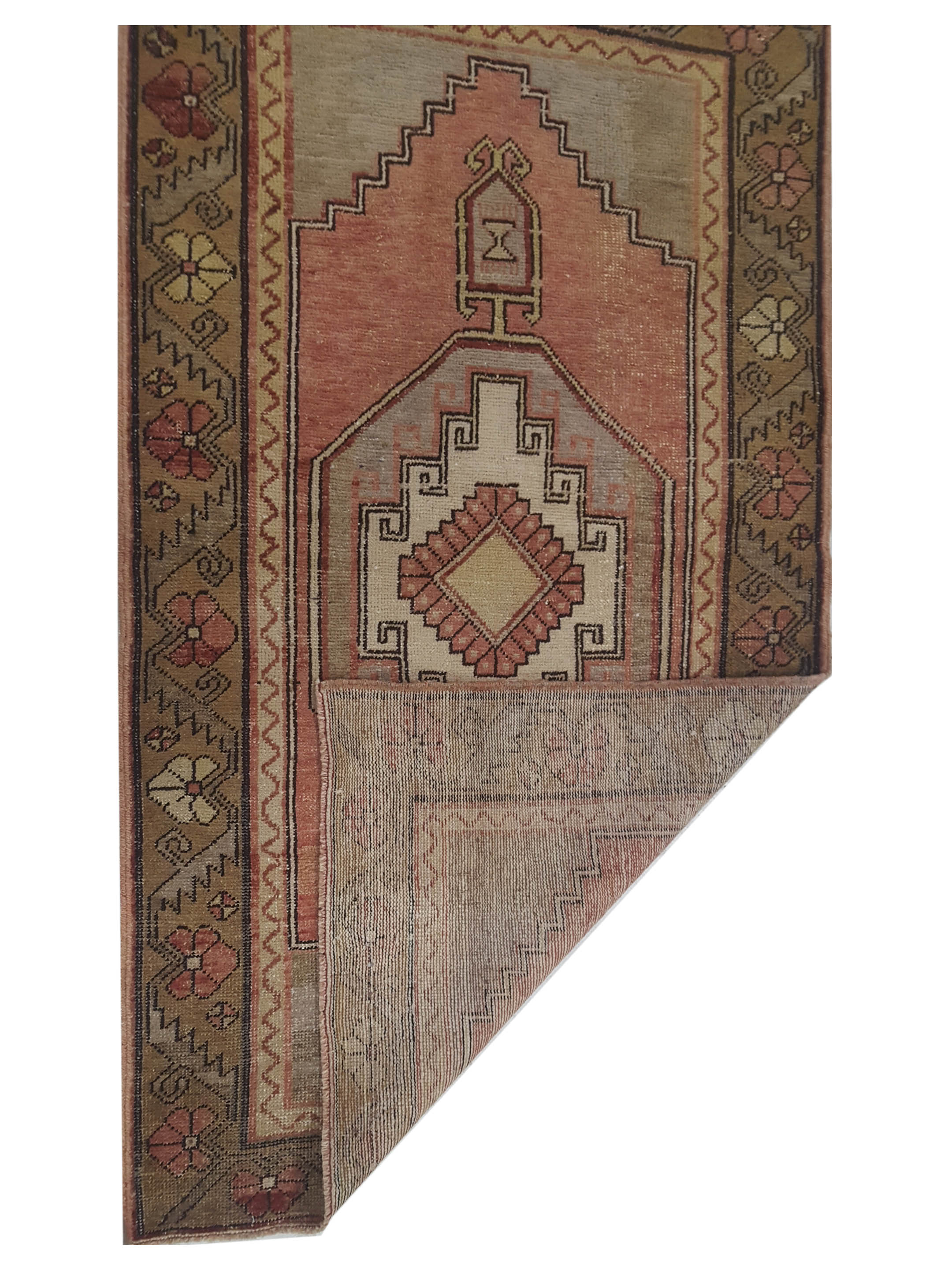 Anatolia Hand Knotted Orange 3x5 - Image 4 of 4