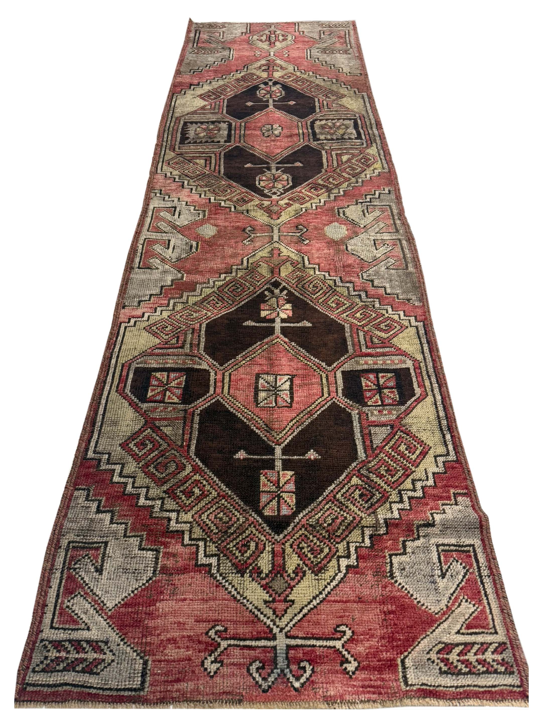 Anatolia Hand Knotted Orange 3x9 - Image 2 of 4