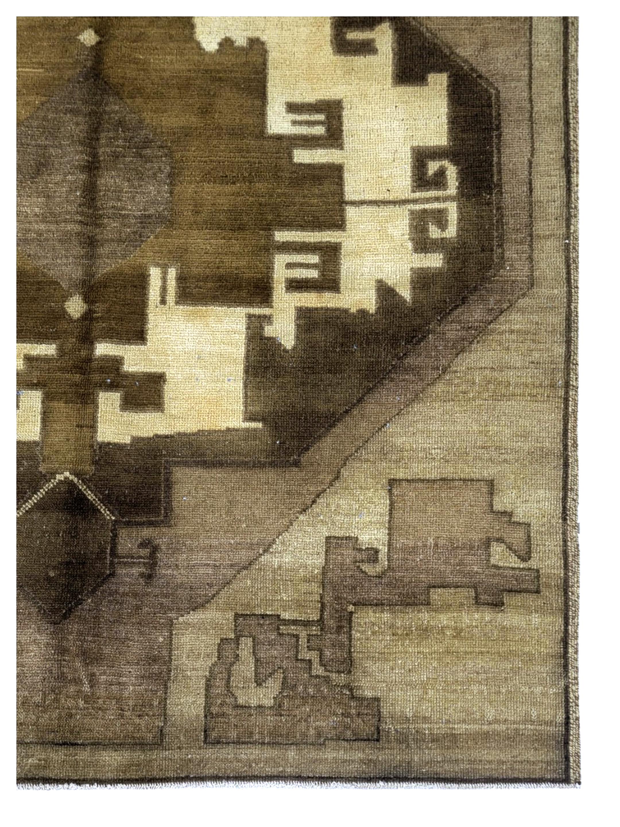 Kars Hand Knotted Mocha 6x10 - Image 4 of 5
