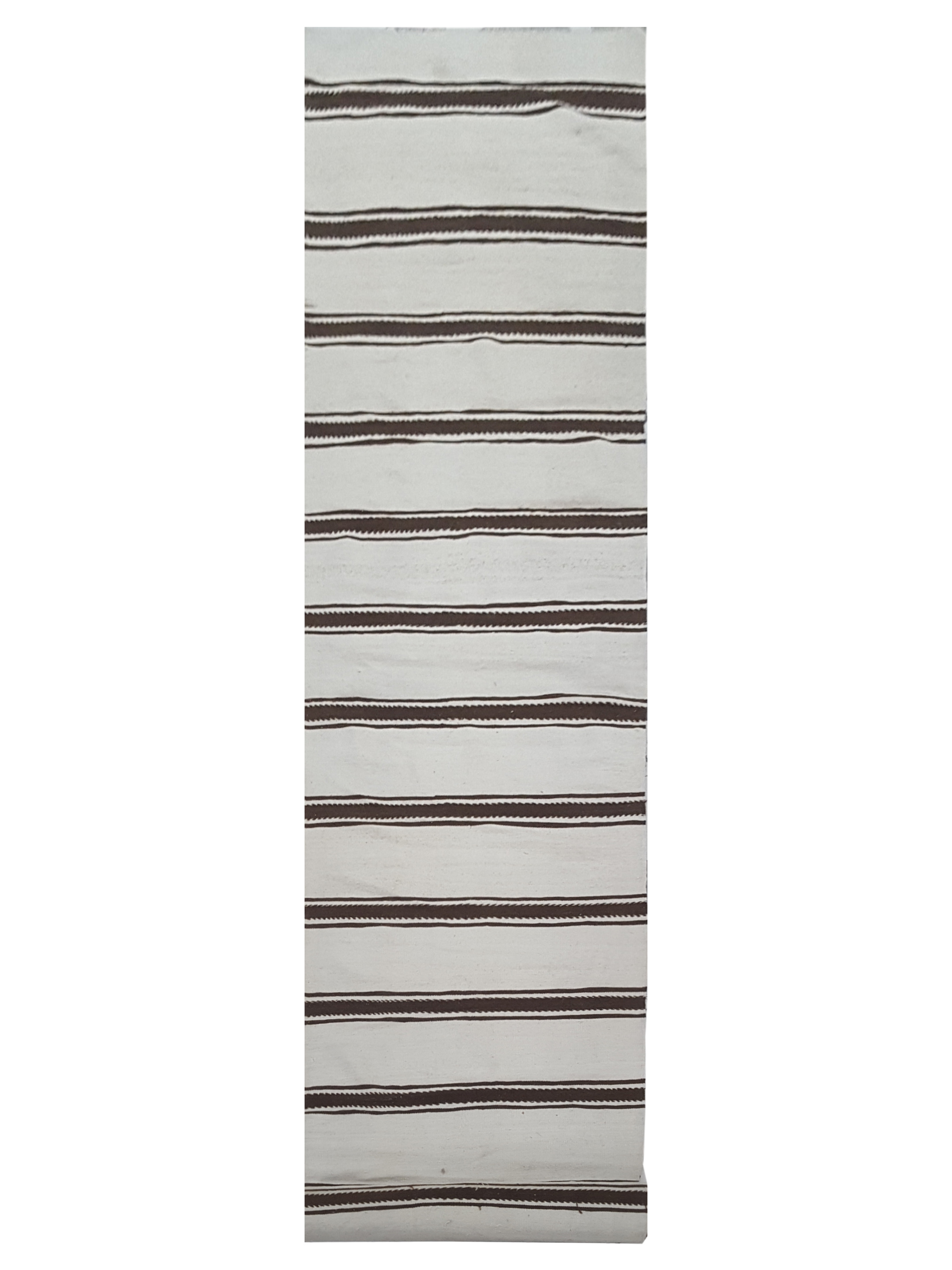 Vintage Kilim Hand Woven Ivory 2.6x21