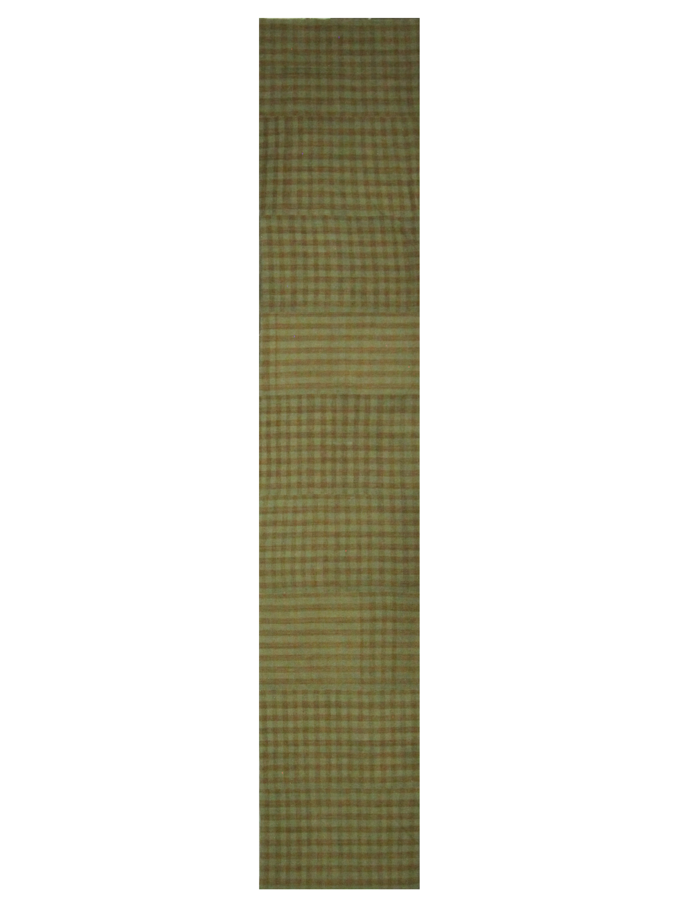 Vintage Kilim Hand Woven Olive 3x14