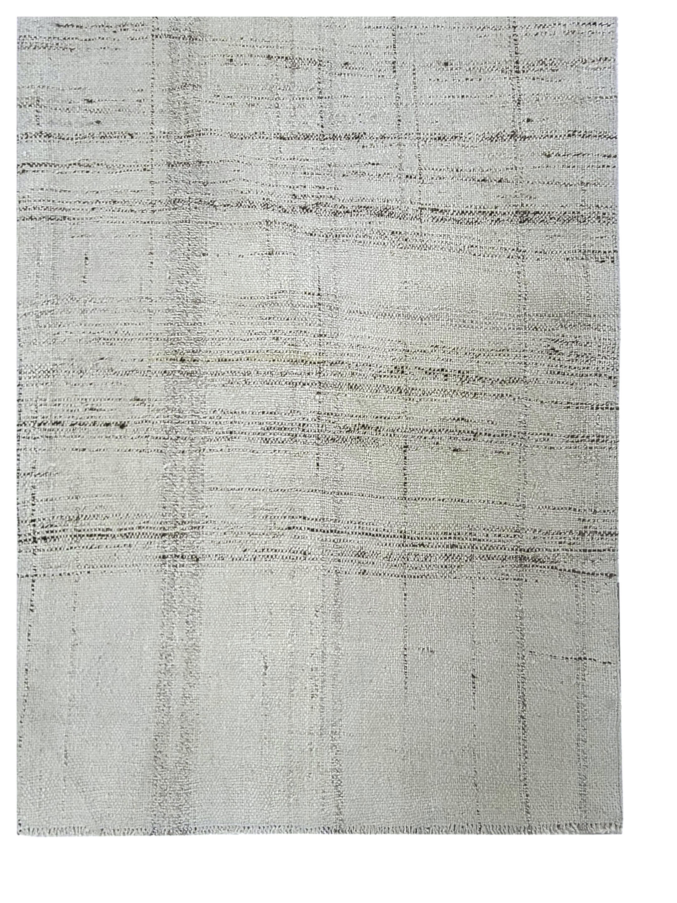 Vintage Kilim Hand Woven Ivory 3x9 - Image 3 of 3