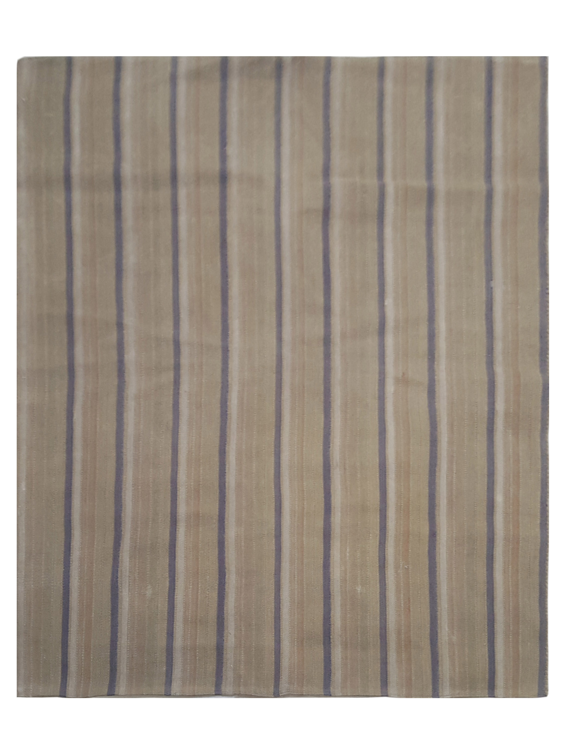 Vintage Kilim Hand Woven Olive 4x4