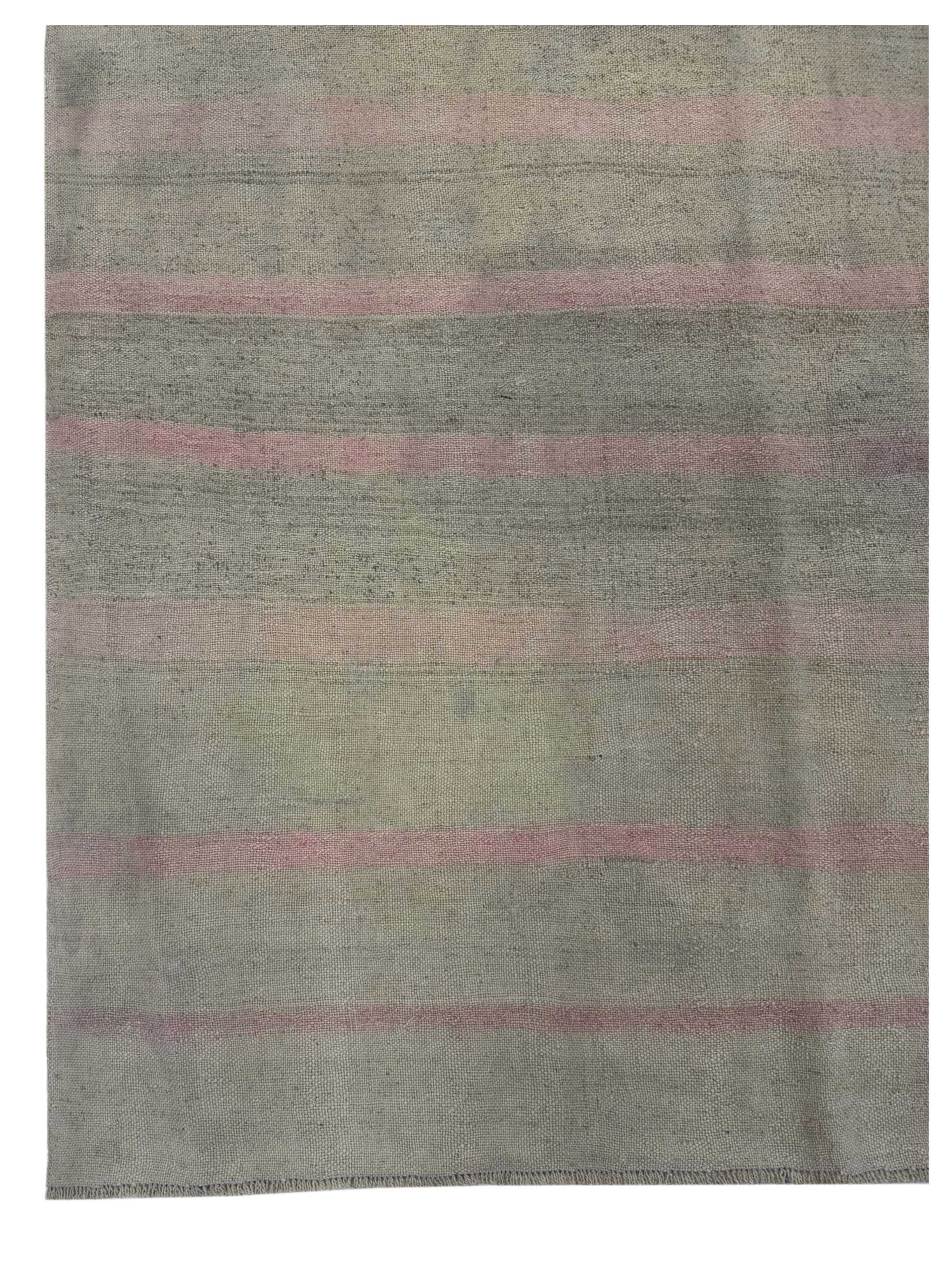Vintage Kilim Hand Woven Grey 5x7 - Image 3 of 4
