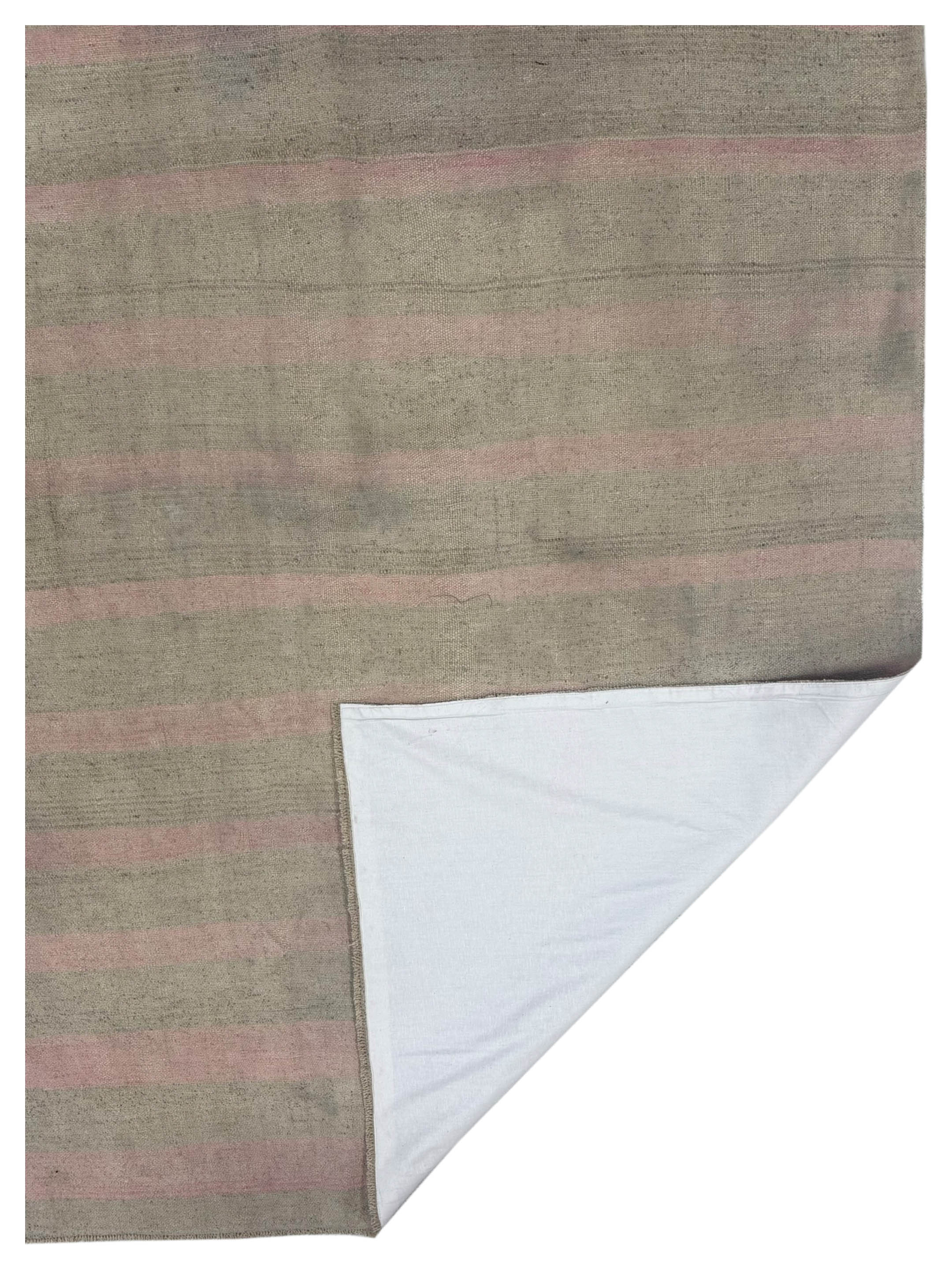 Vintage Kilim Hand Woven Grey 5x7 - Image 4 of 4