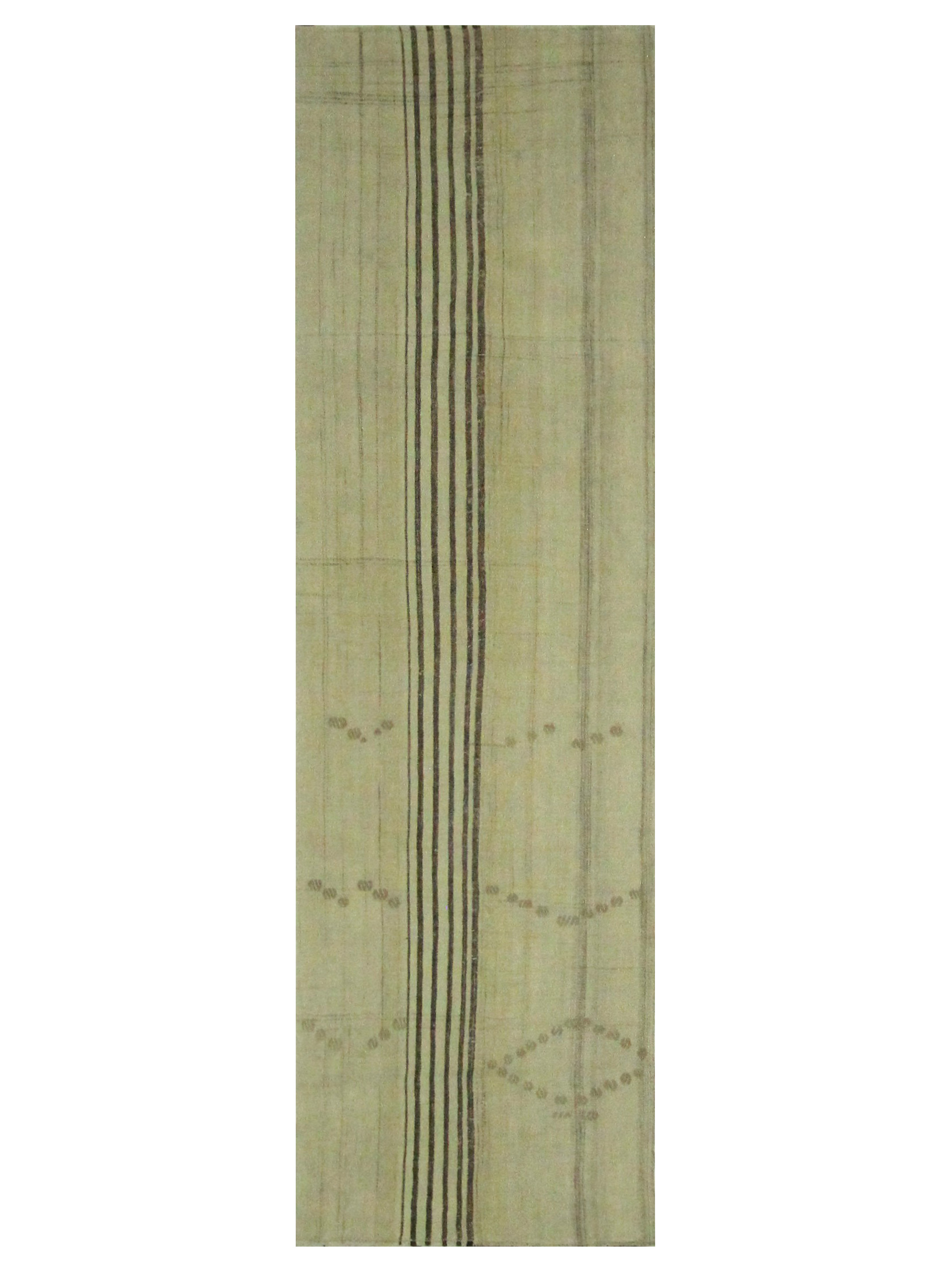 Vintage Kilim Hand Woven Ivory 2.6x10