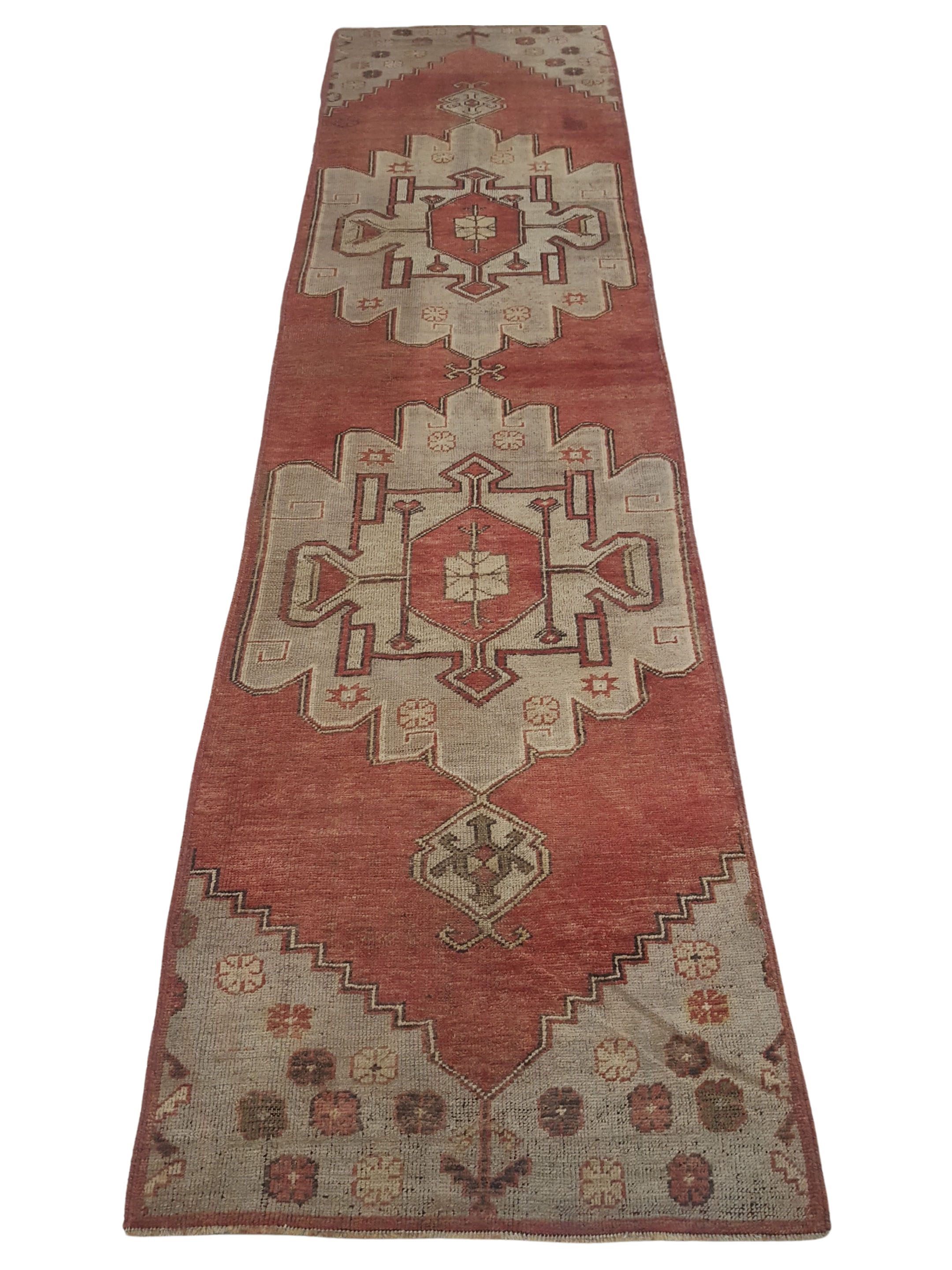 Anatolia Hand Knotted Red 3x11 - Image 2 of 4