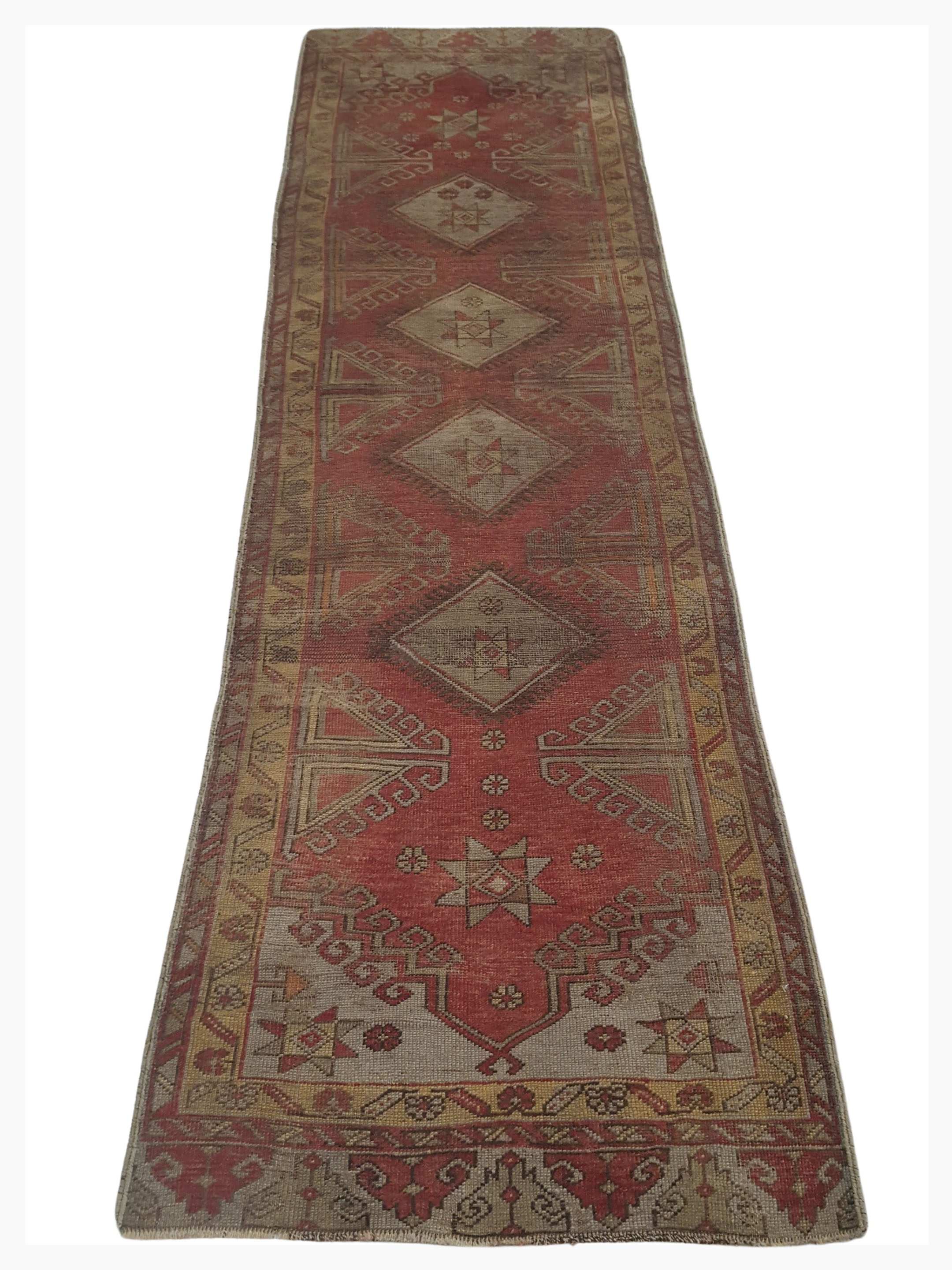 Anatolia Hand Knotted Red 3x10 - Image 2 of 4