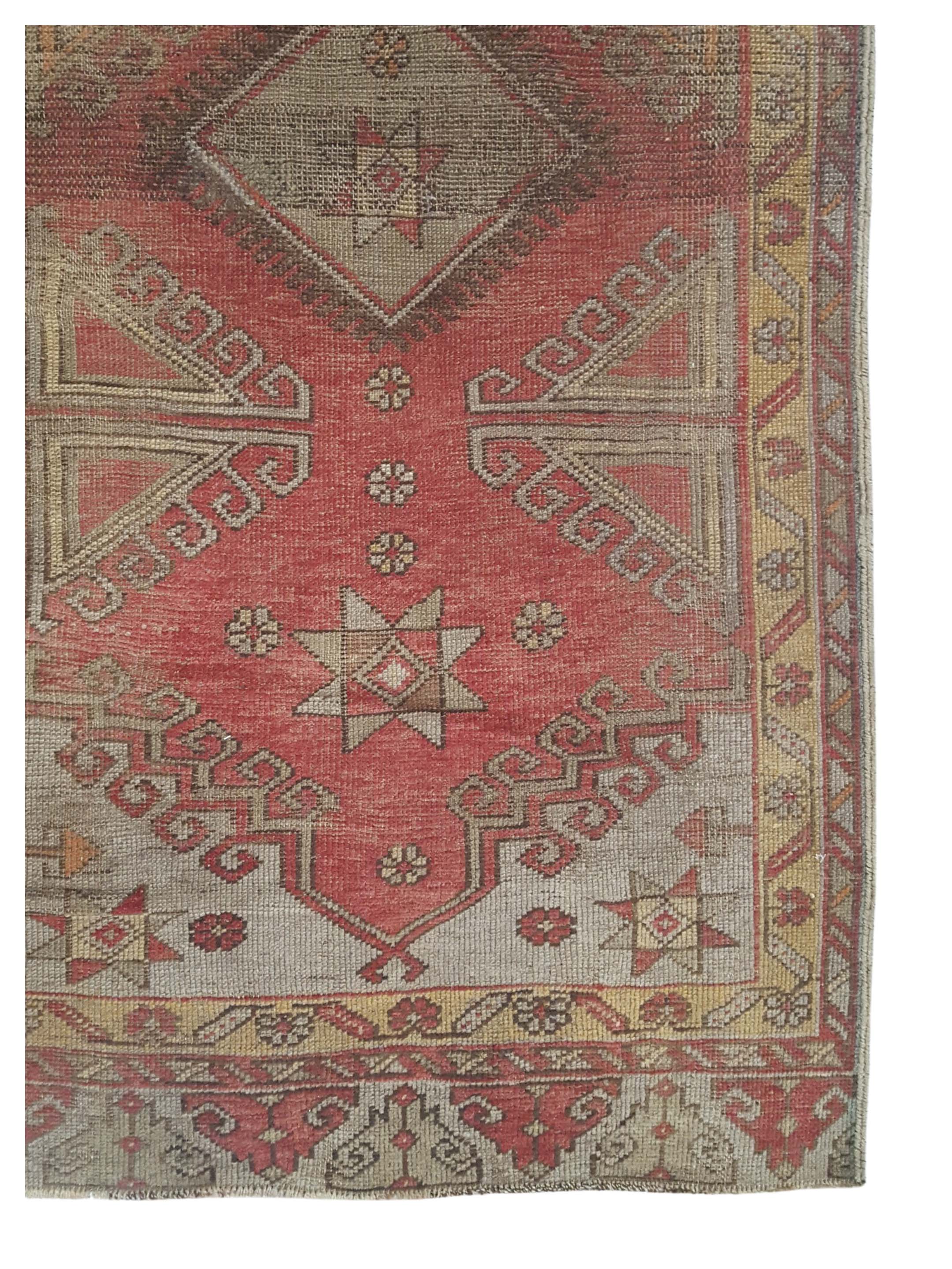Anatolia Hand Knotted Red 3x10 - Image 3 of 4