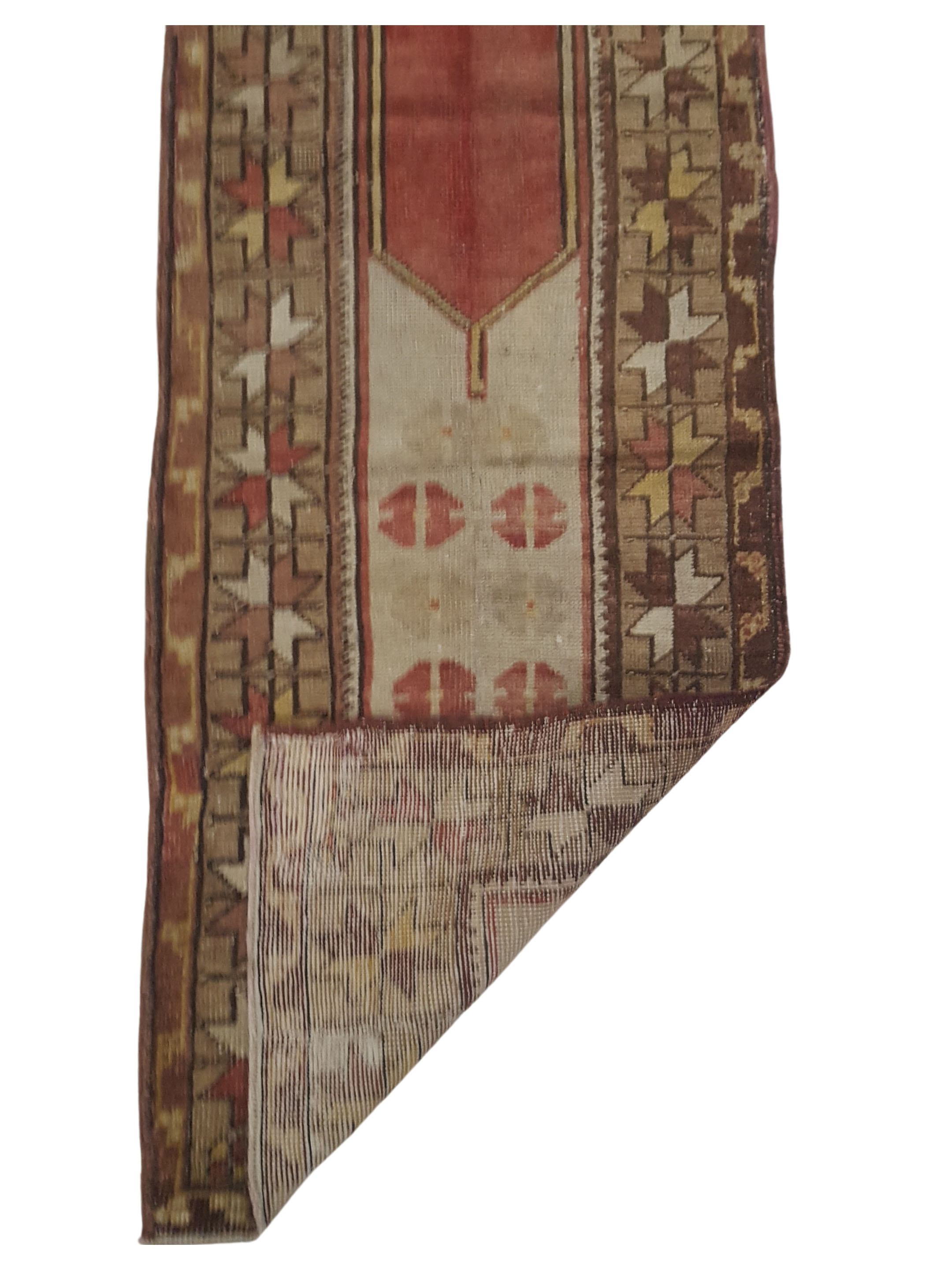 Anatolia Hand Knotted Ivory 2x7 - Image 4 of 4