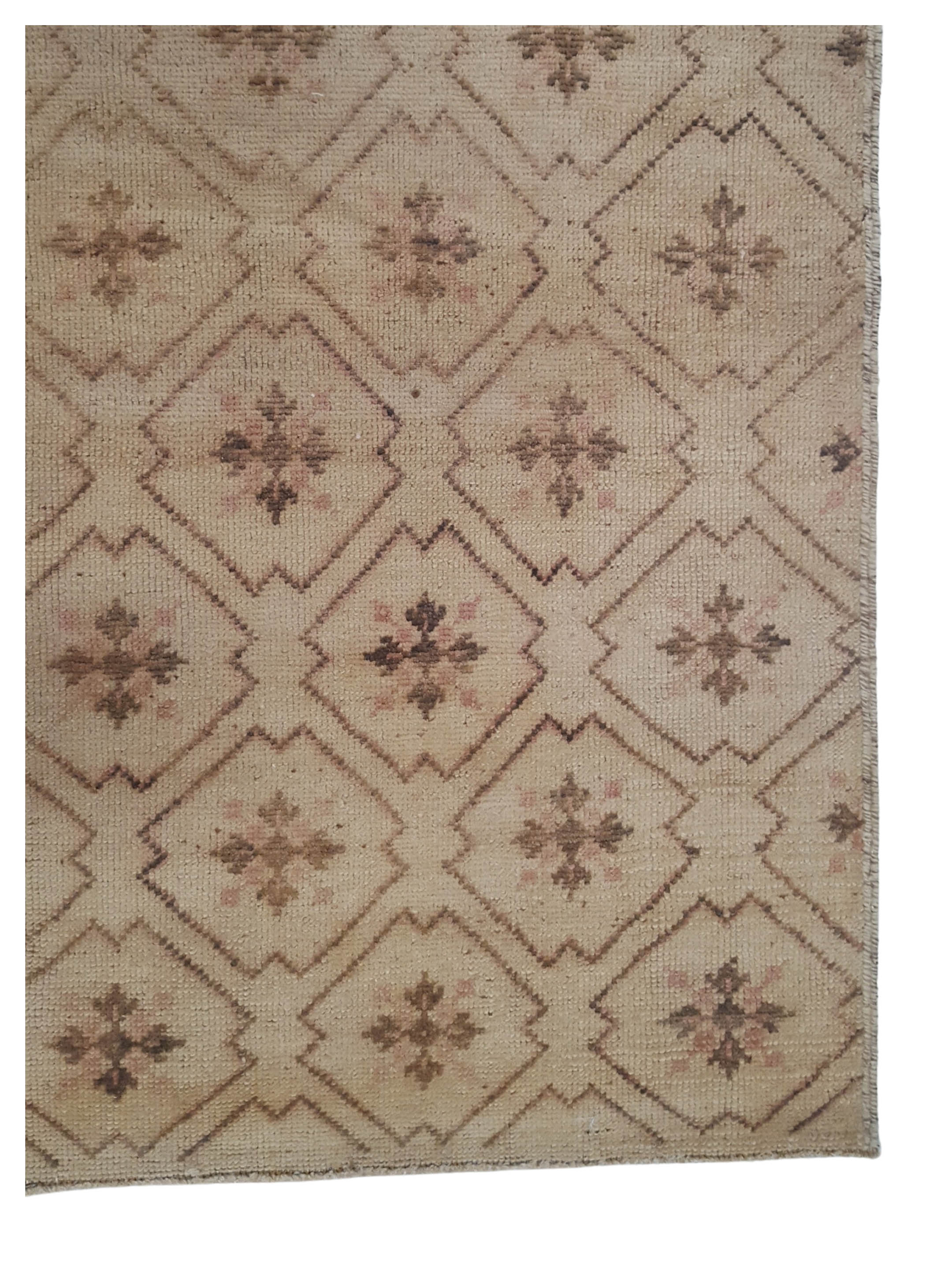 Anatolia Hand Knotted Beige 2x10 - Image 3 of 4