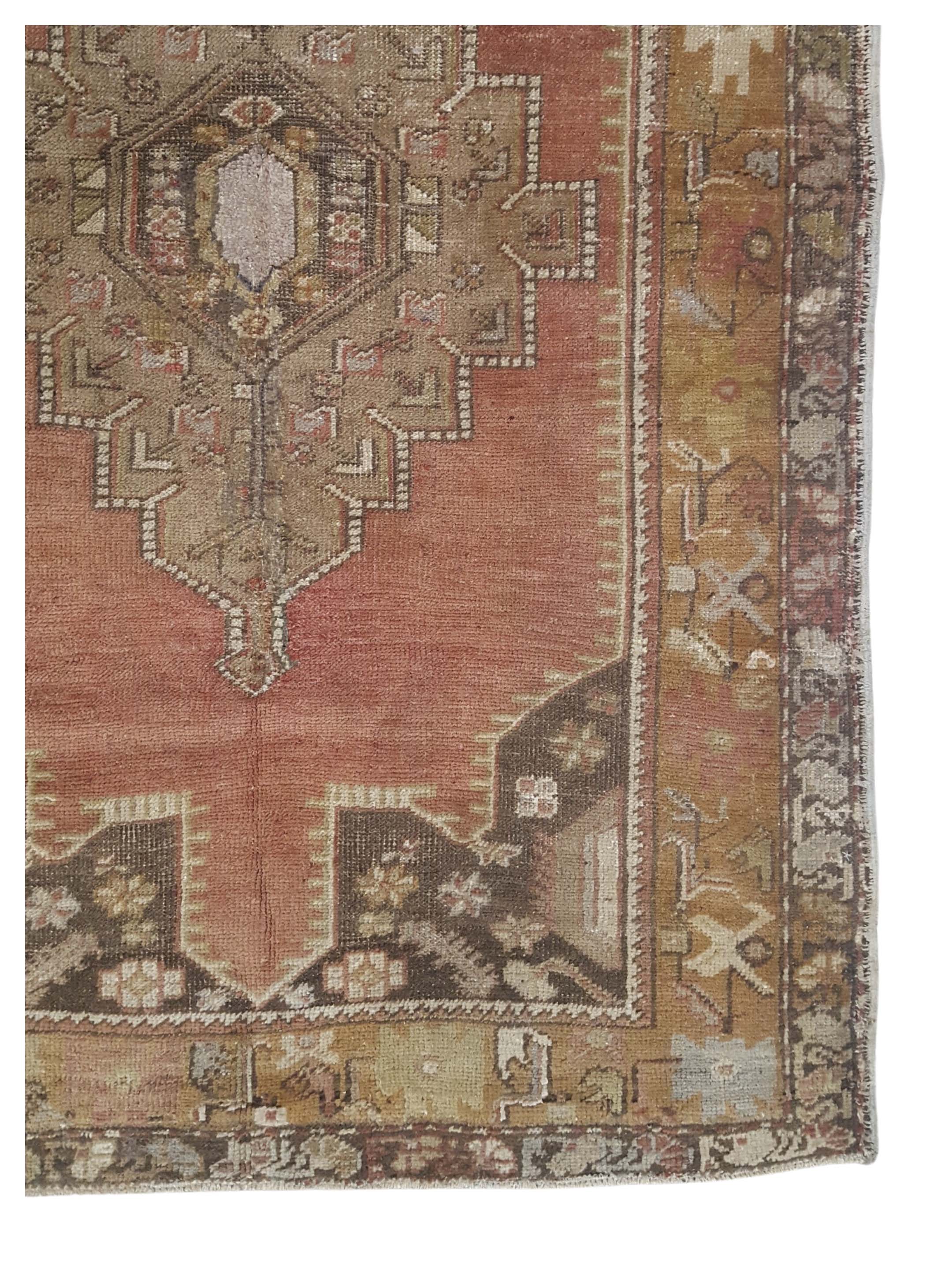 Anatolia Hand Knotted Rust 5x6 - Image 3 of 4