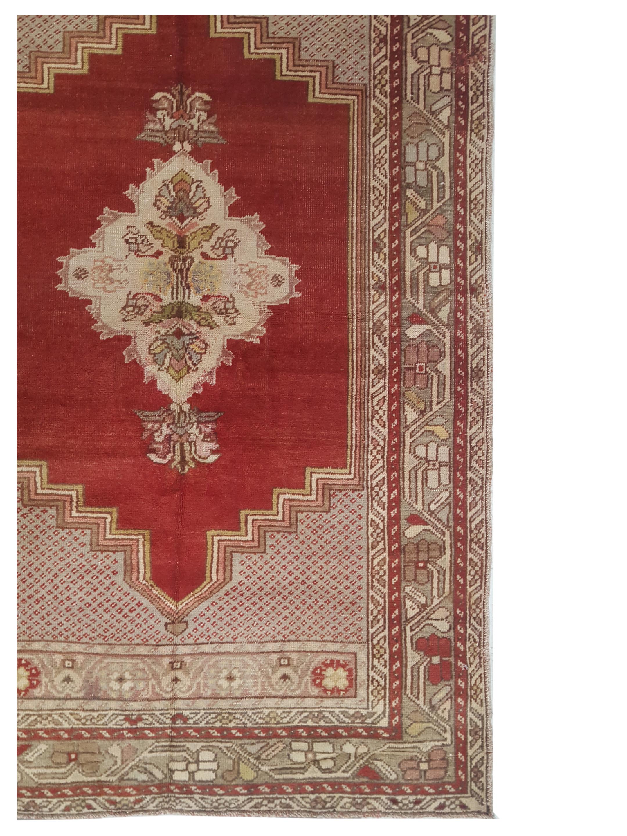 Anatolia Hand Knotted Red 3x5 - Image 2 of 3